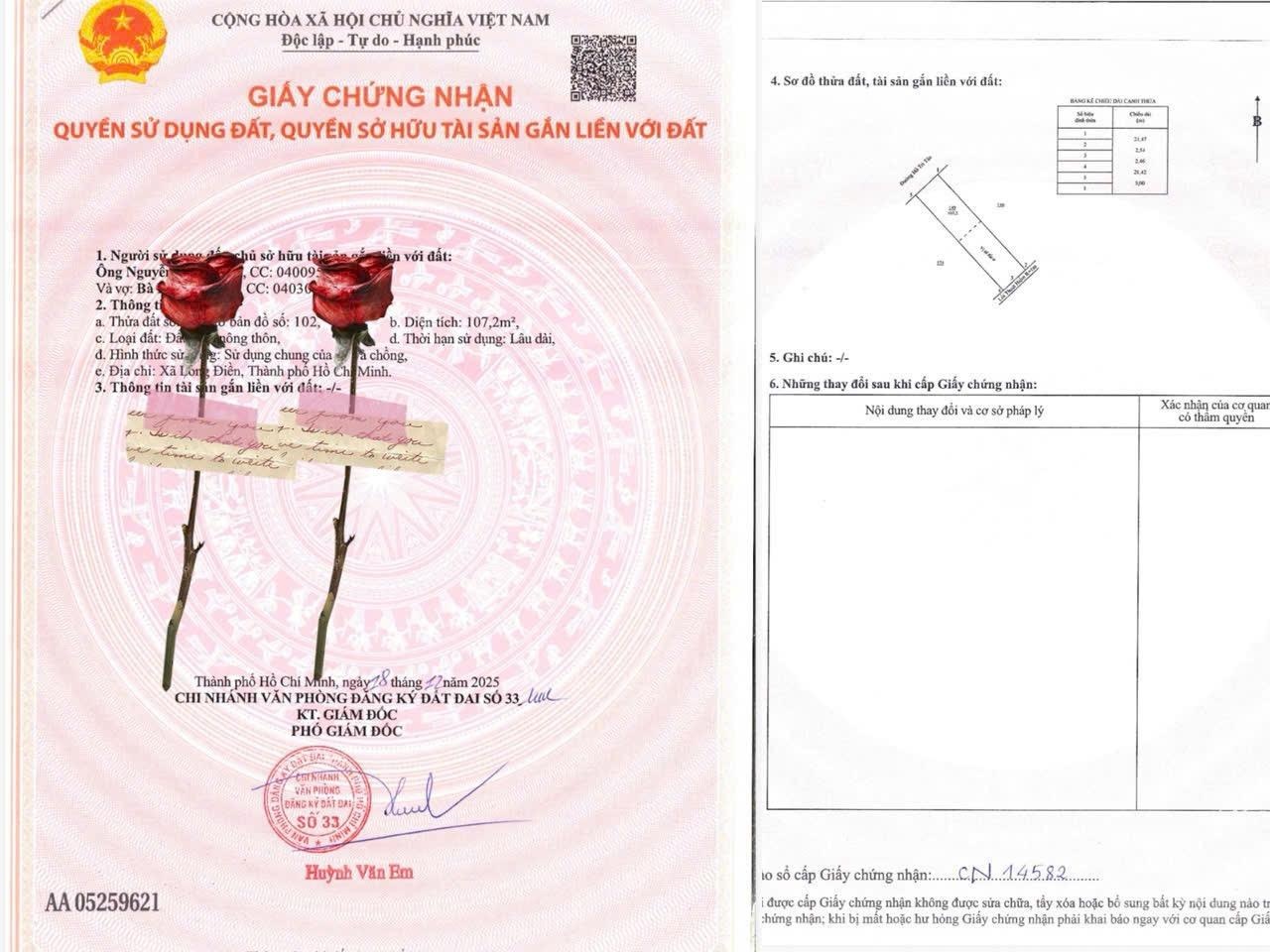 Lô cuối cùng mặt tiền Hồ Tri Tân, TT Long Điền, BR - VT cách biển Long Hải 15 di chuyển