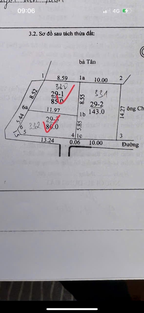 Chính chủ cần tiền bán mảnh đất 80m2 Phụng Thượng, lô góc hai mặt thoáng