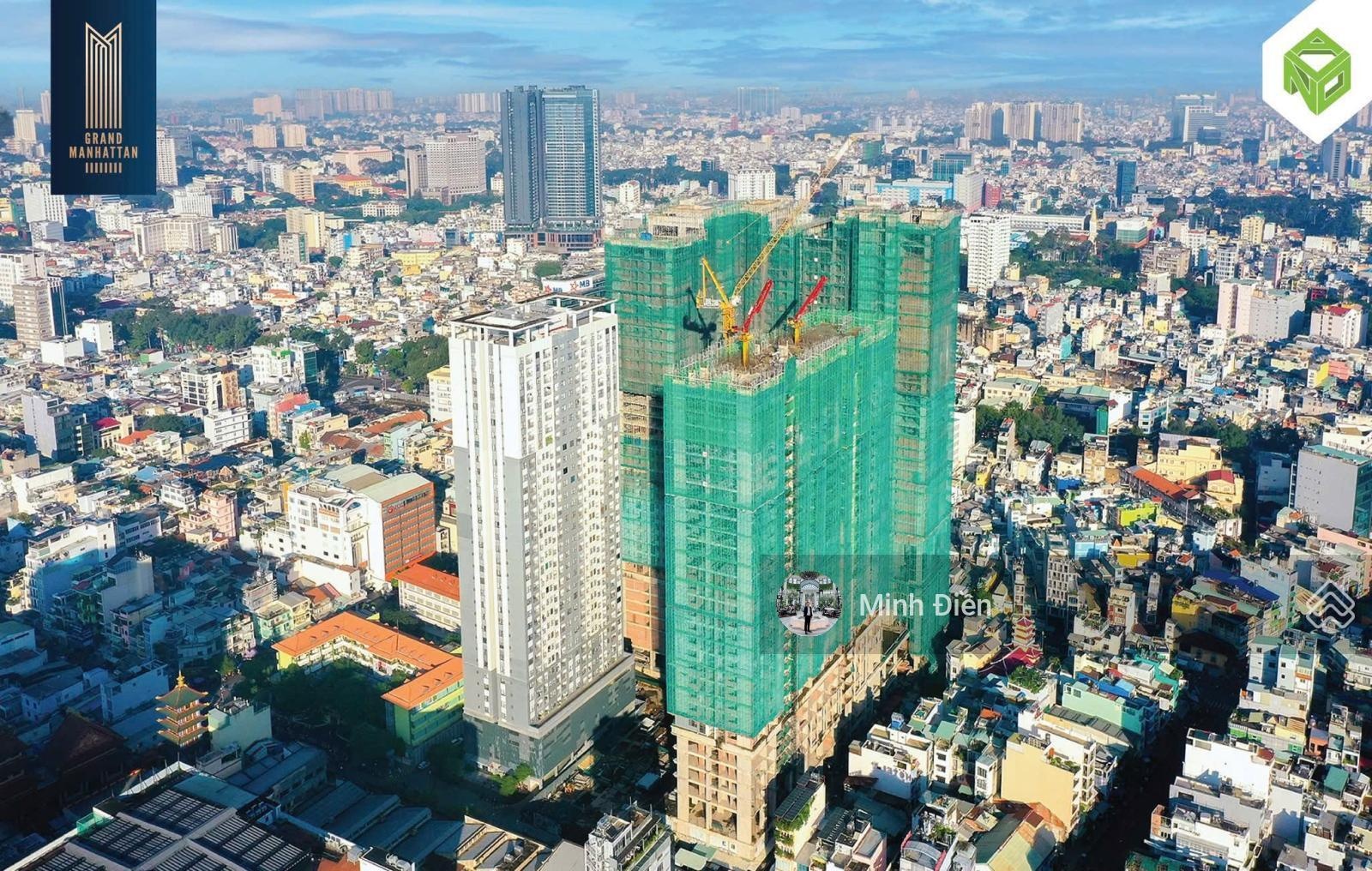 Bán CH 2PN, 77m2 tại The Grand Manhattan, 14,9 tỷ ở Q1, HCM Hướng Đông Bắc View Landmark 81