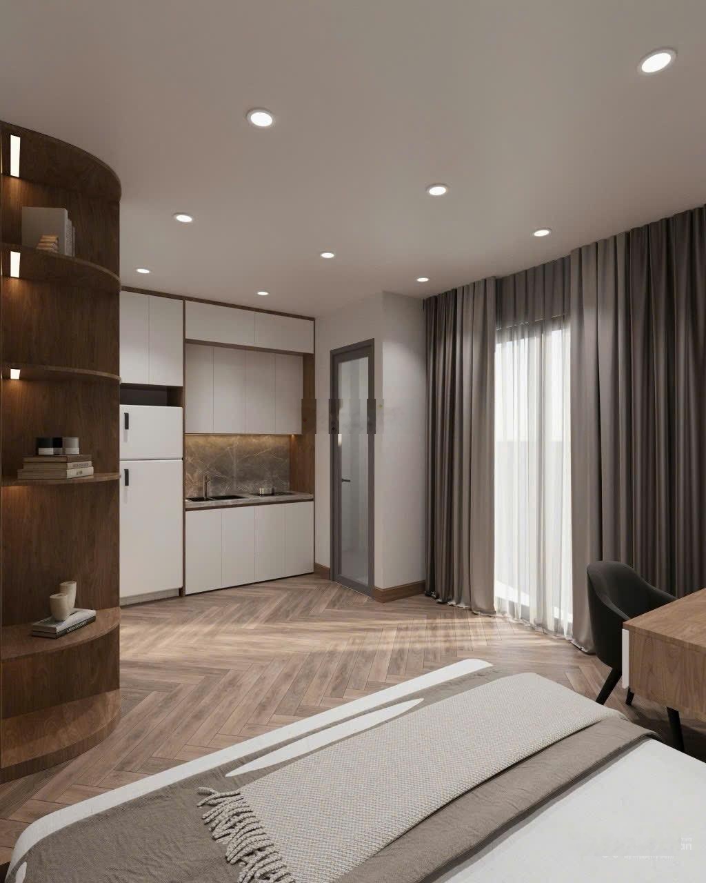 Toà CHDV Yên Hoà, dt 150m2 x7t mt 8m, gồm 30pnkk, dt 200tr/th, pccc, gpxd, thoát hiểm, ô tô đỗ cửa