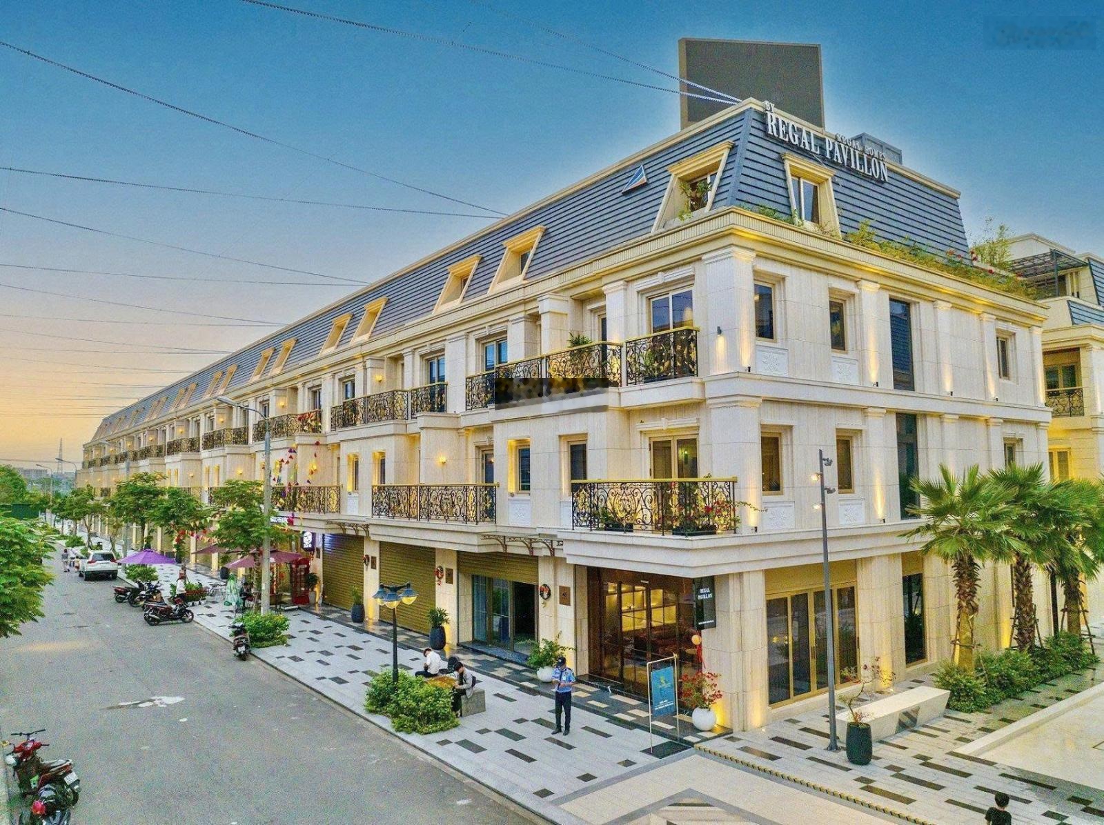 Bán nhanh căn shophouse regal pavilion kề góc, đang cho thuê lợi nhuận 45-65tr/ tháng