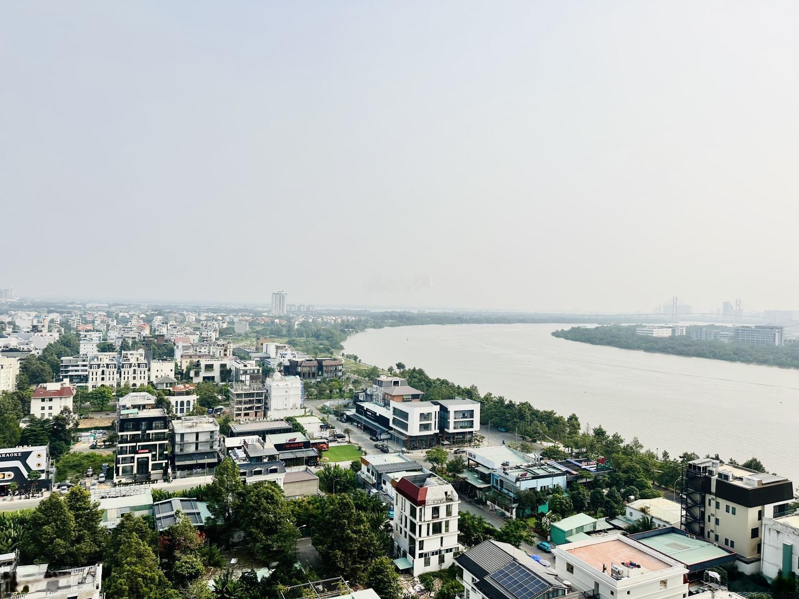 Căn góc 2PN, 2WC, 81m2, One Verandah Quận 2. Tầng 16, view sông Sài Gòn vĩnh viễn. Giá: 8,55 tỷ