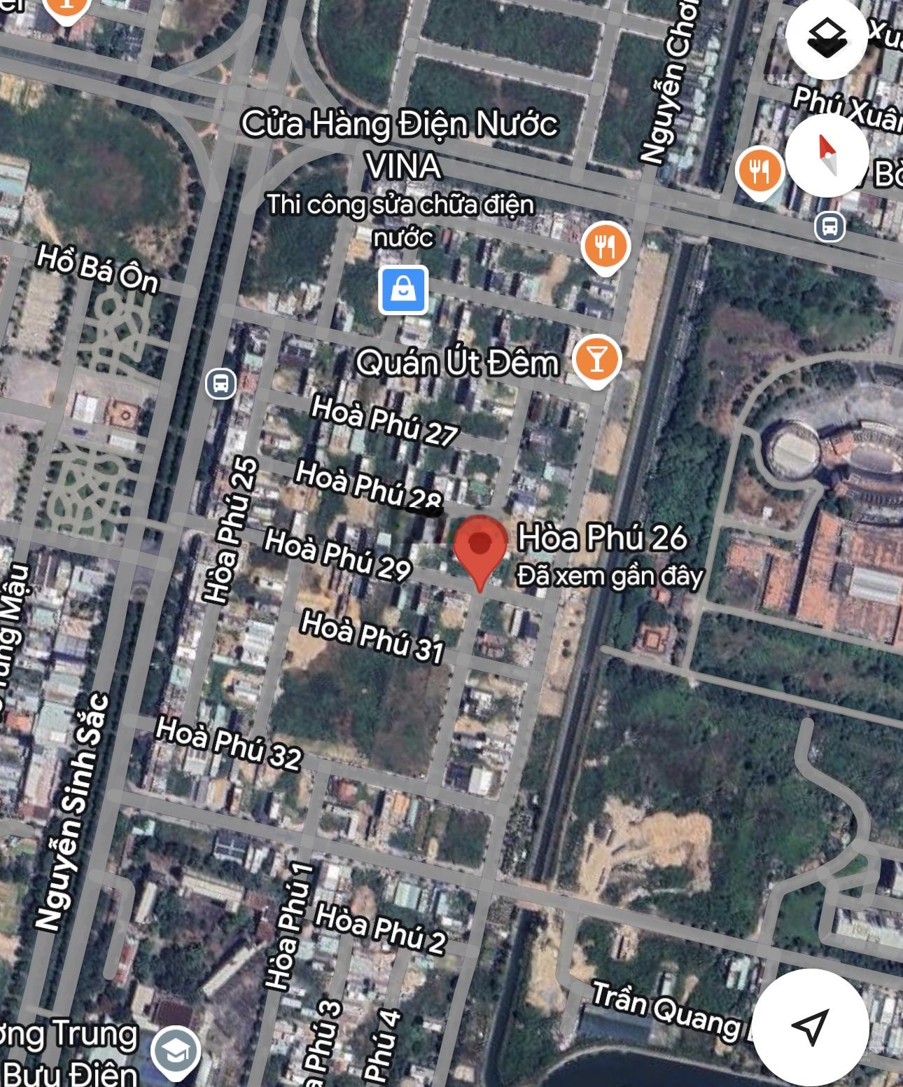 Cặp đất đường Hoà Phú 26, Khu E Kim Long , gần trục 60 Nguyễn Sinh Sắc trung tâm