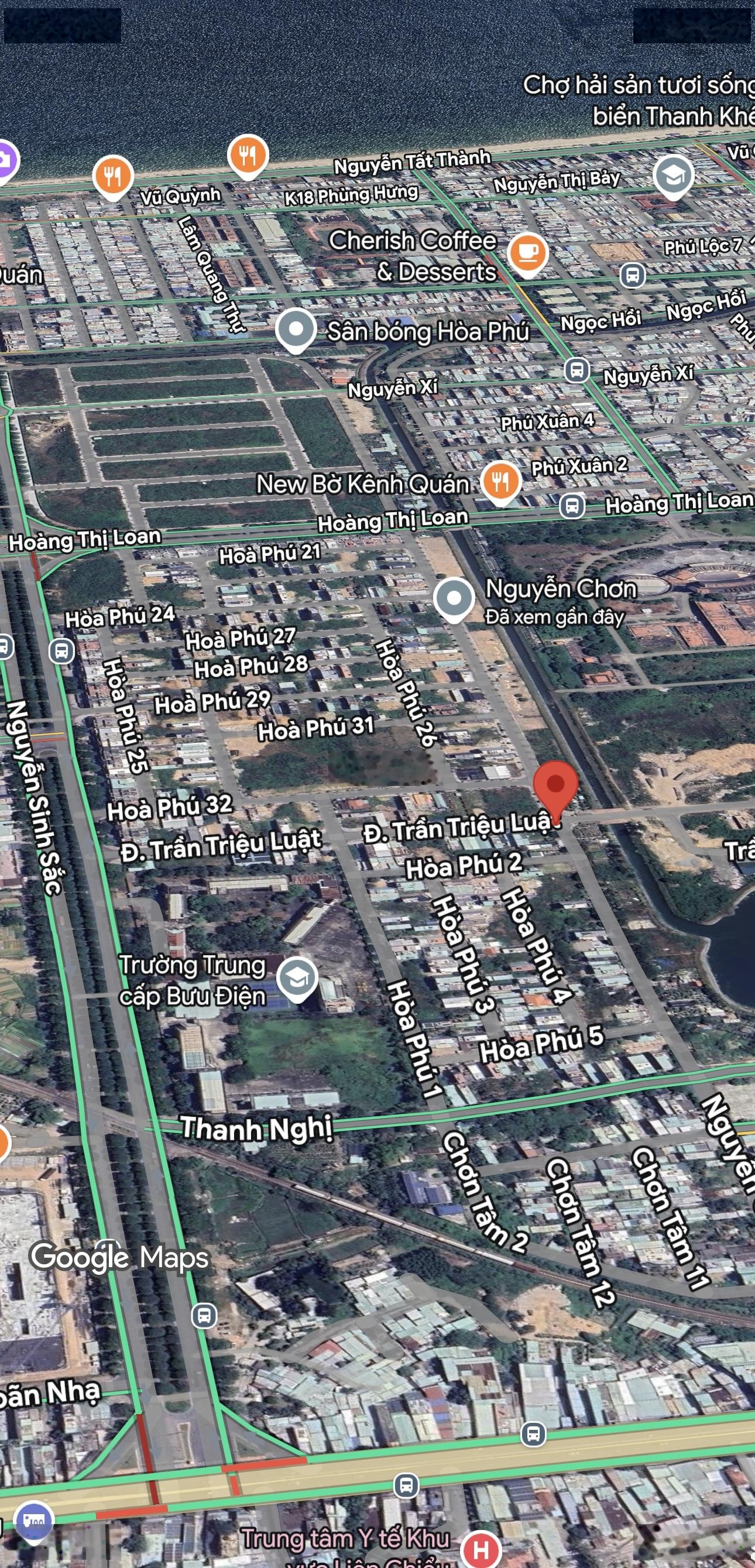 Mặt tiền đường 7m5 Nguyễn Chơn lô 85m hướng đông nam mát mẻ