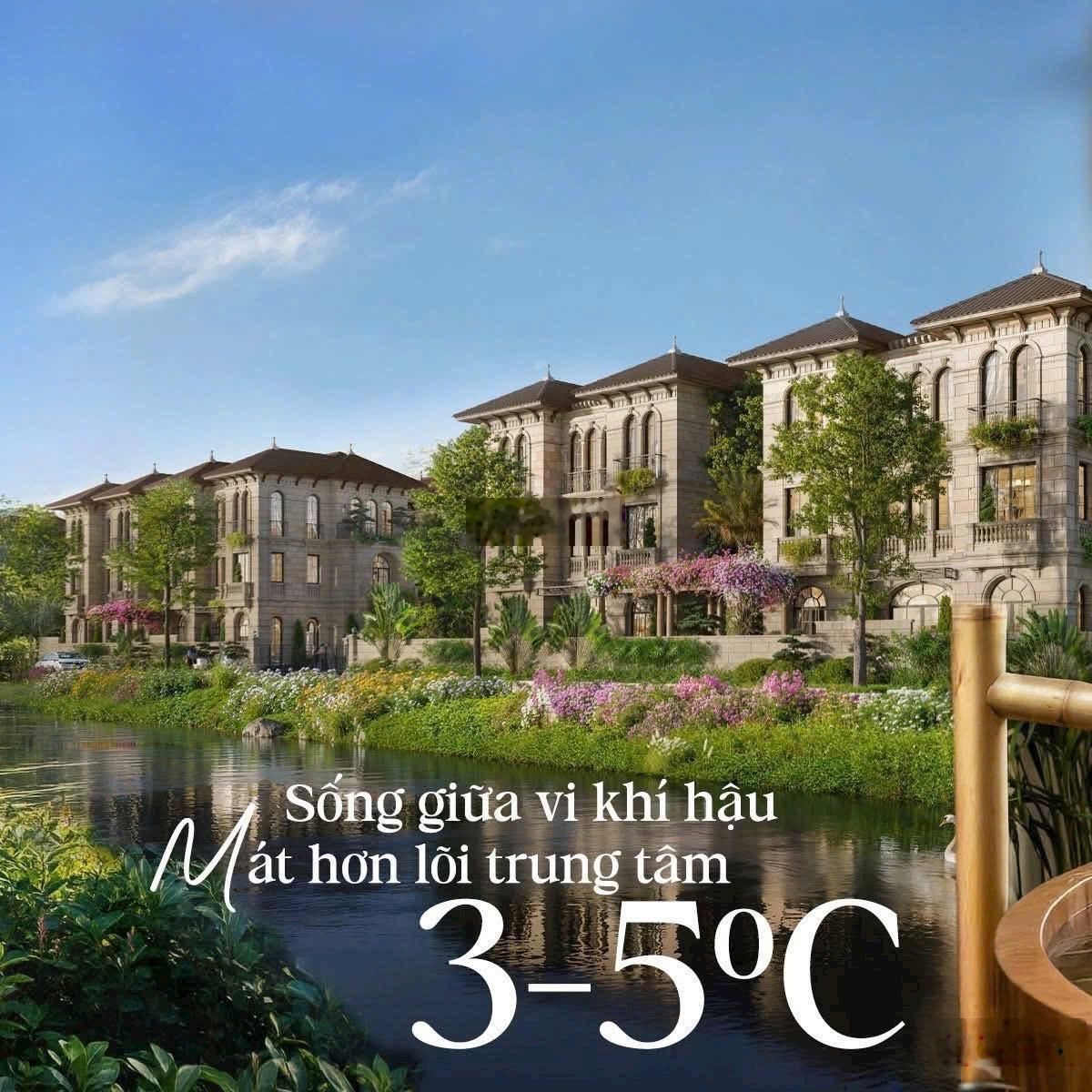 Biệt thự đơn lập view hồ hàng hiếm alluvia city