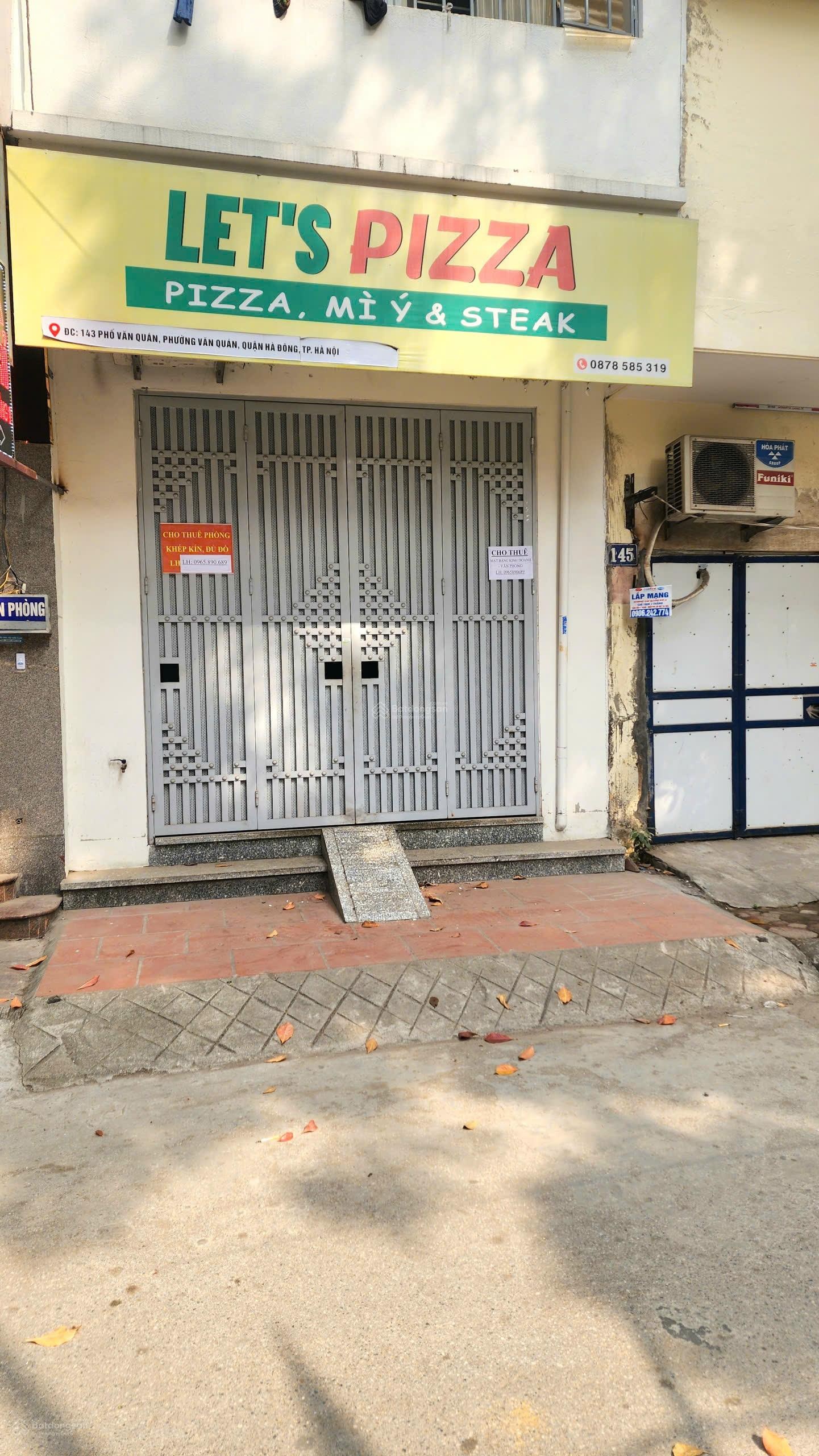 Chính chủ cho thuê mặt bằng kinh doanh - văn phòng tại chiến thắng - hà đông