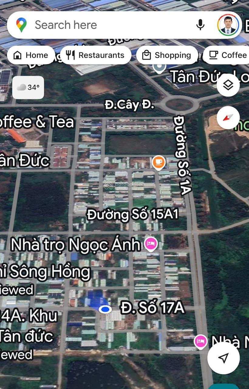 Bán đất nền ngay KDC Tân Đức, khu hiện hữu dân cư đông, thuận tiện đầu tư nhà trọ, nhà cho thuê