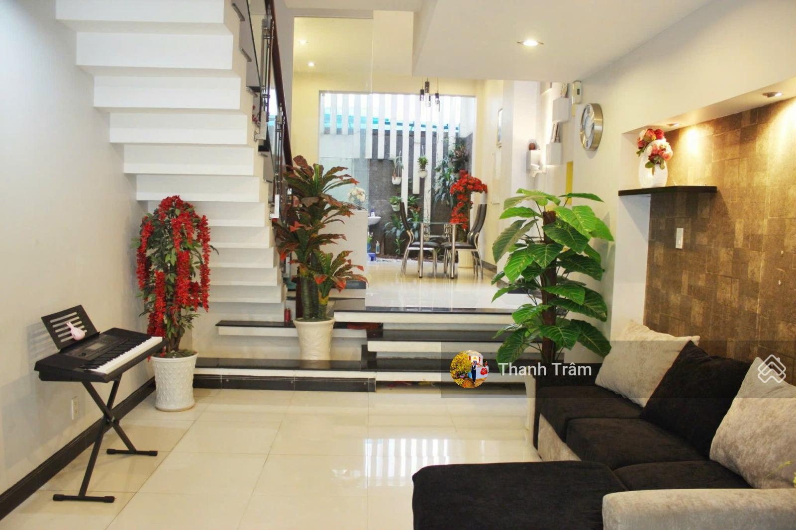 Mặt tiền Bùi Tá Hán An Phú An Khánh, gần công viên, DT 4m x 20m= 80m2 gồm hầm và 4 tầng, sổ hồng