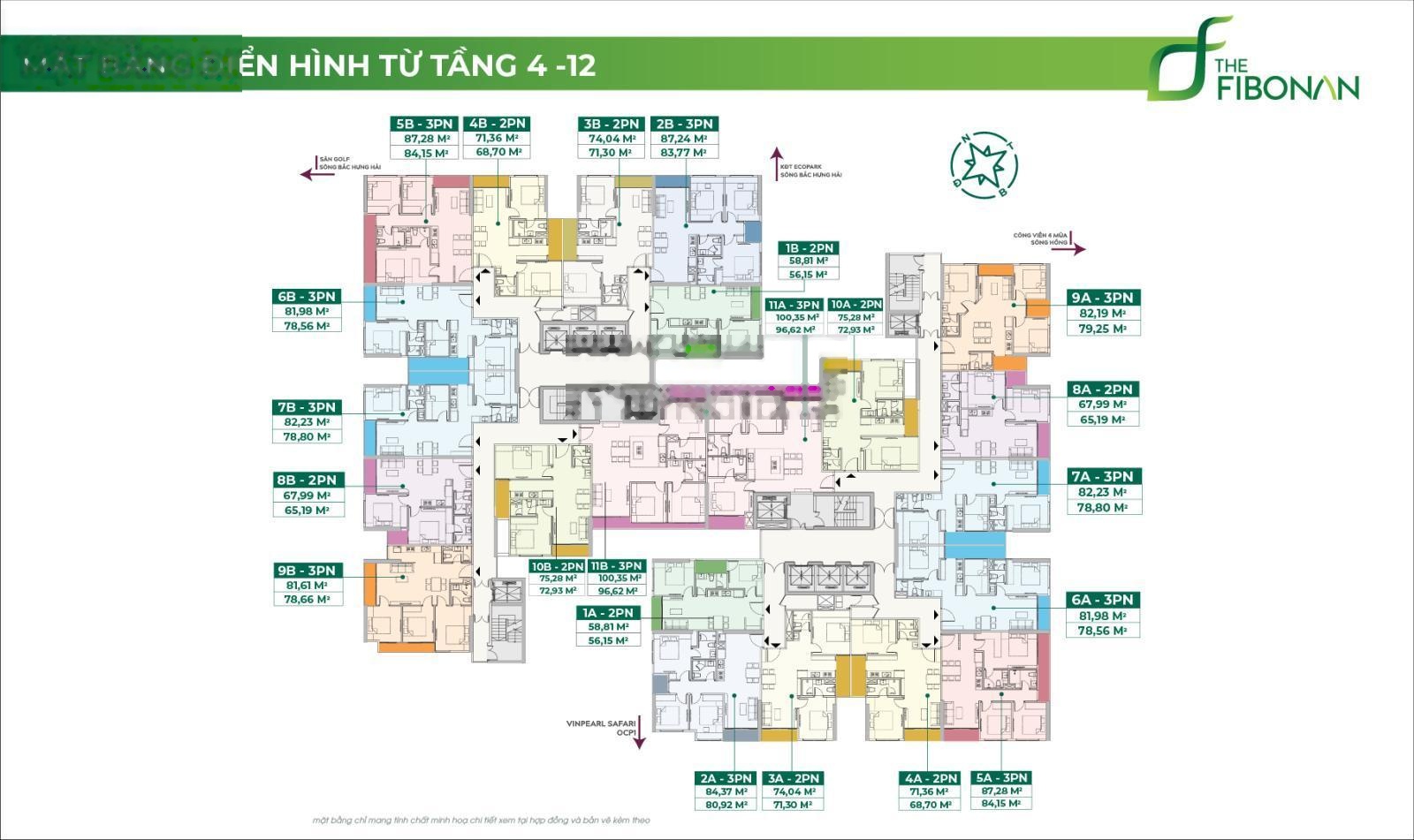 Hot Deal! Suất ngoại giao chuyển nhượng The Fibonan - Ecopark: 1PN chỉ 2,8T, CK 7%