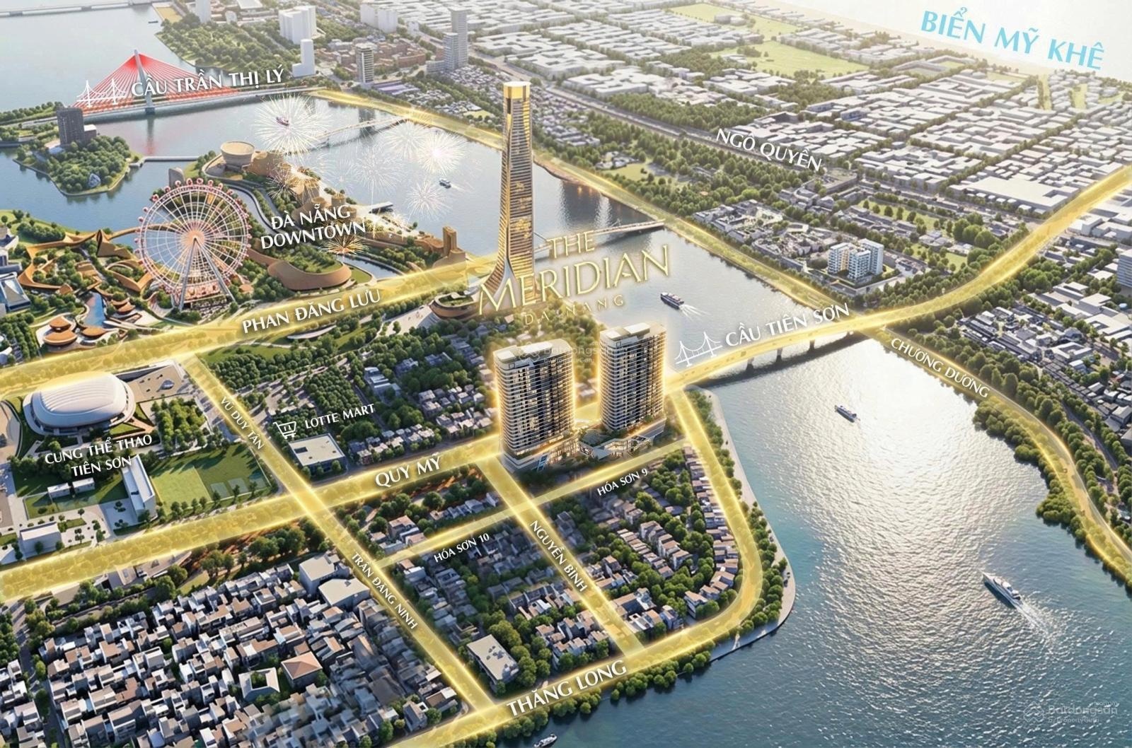 Siêu phẩm hiếm Căn hộ view triệu đô giữa trung tâm Đà Nẵng Downtown - The Meridian Đà Nẵng