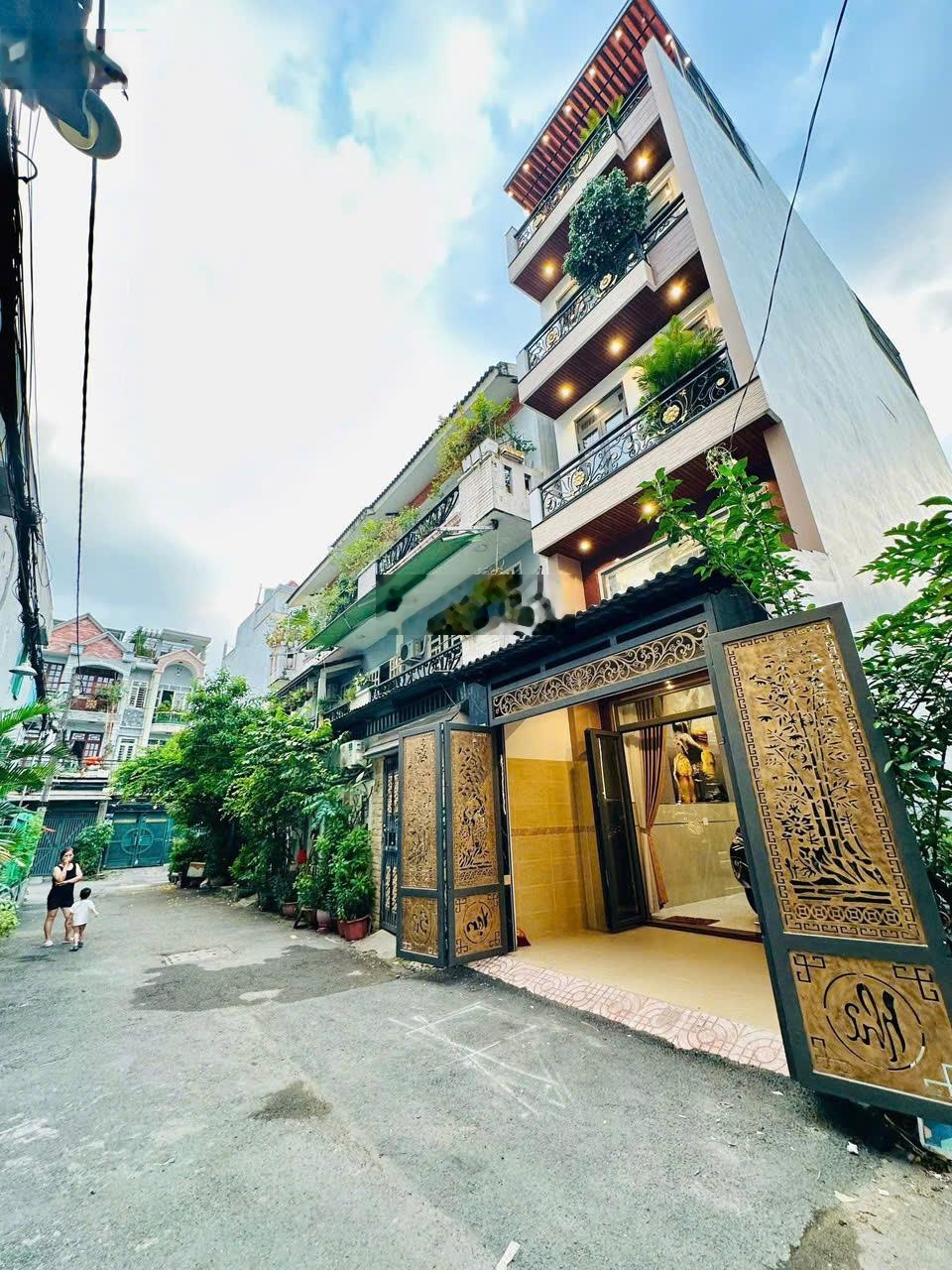 Nhà hẻm cần bán gấp Tô Hiến Thành, P. 15, Q. 10. DT: 76m2, 1T4L. 4PN 5WC. Sổ hồng riêng