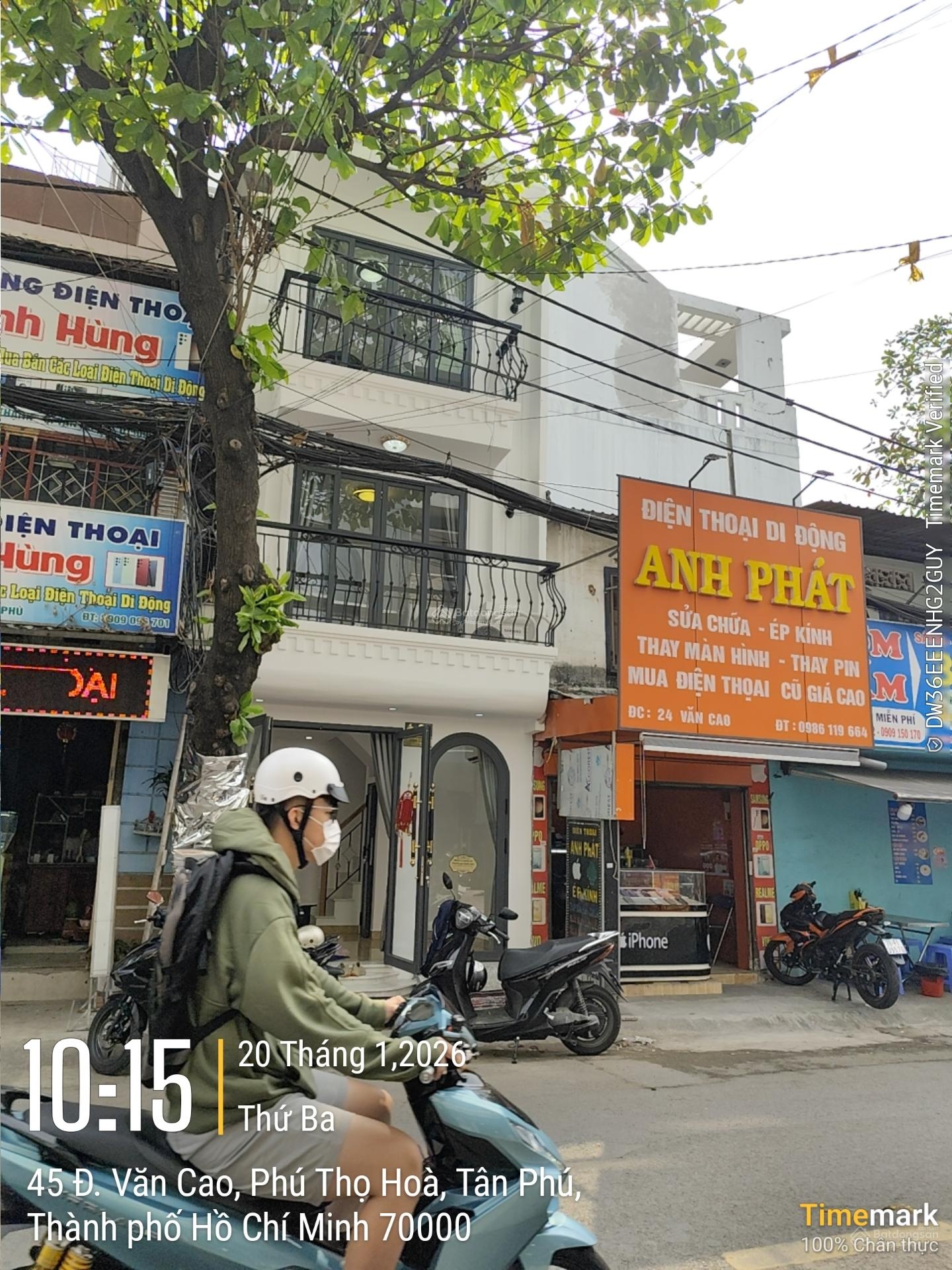 Bán nhà mặt tiền kinh doanh đường Văn Cao 2 lầu chỉ 4.15 tỷ