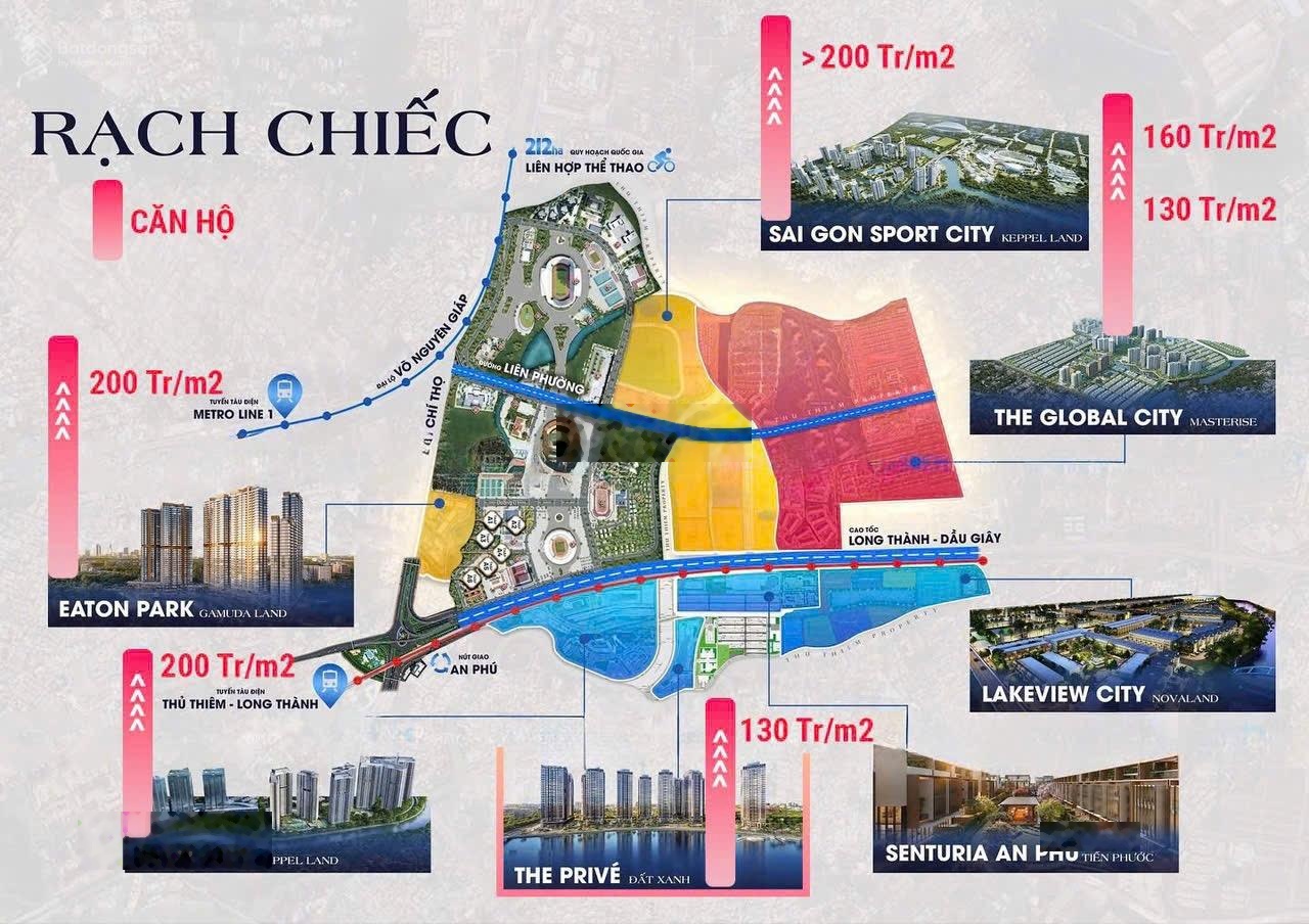 Căn hộ hạng sang, 3 mặt giáp sông trung tâm quận 2 giá tốt nhất khu vực