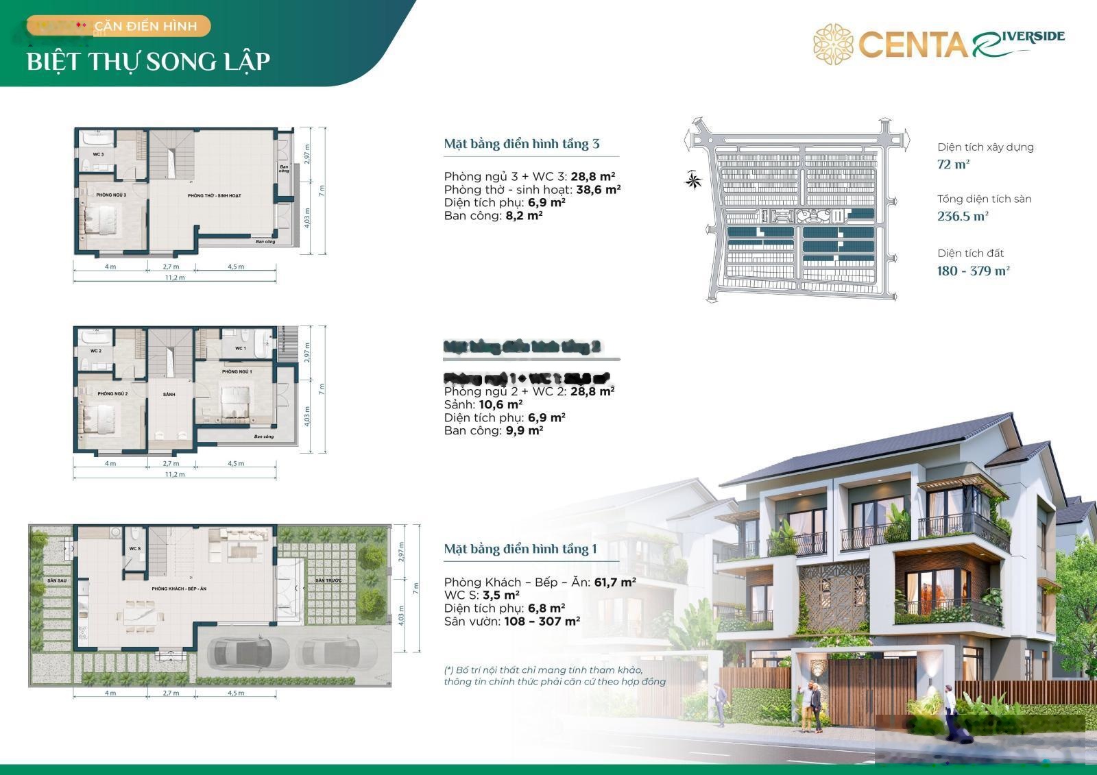 Biệt thự sát Hà Nội, giá bằng 1/2, sổ hồng riêng, chính sách miễn gốc lãi 18 tháng. Liên hệ ngay !