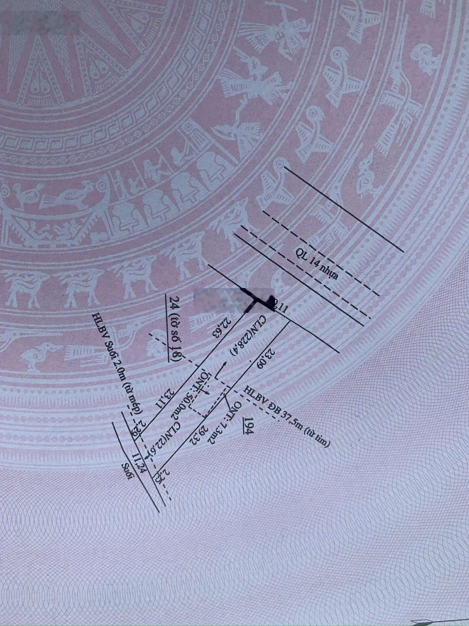 Bán đất QL14 Chơn Thành, Bình Phước, LH 0977779867