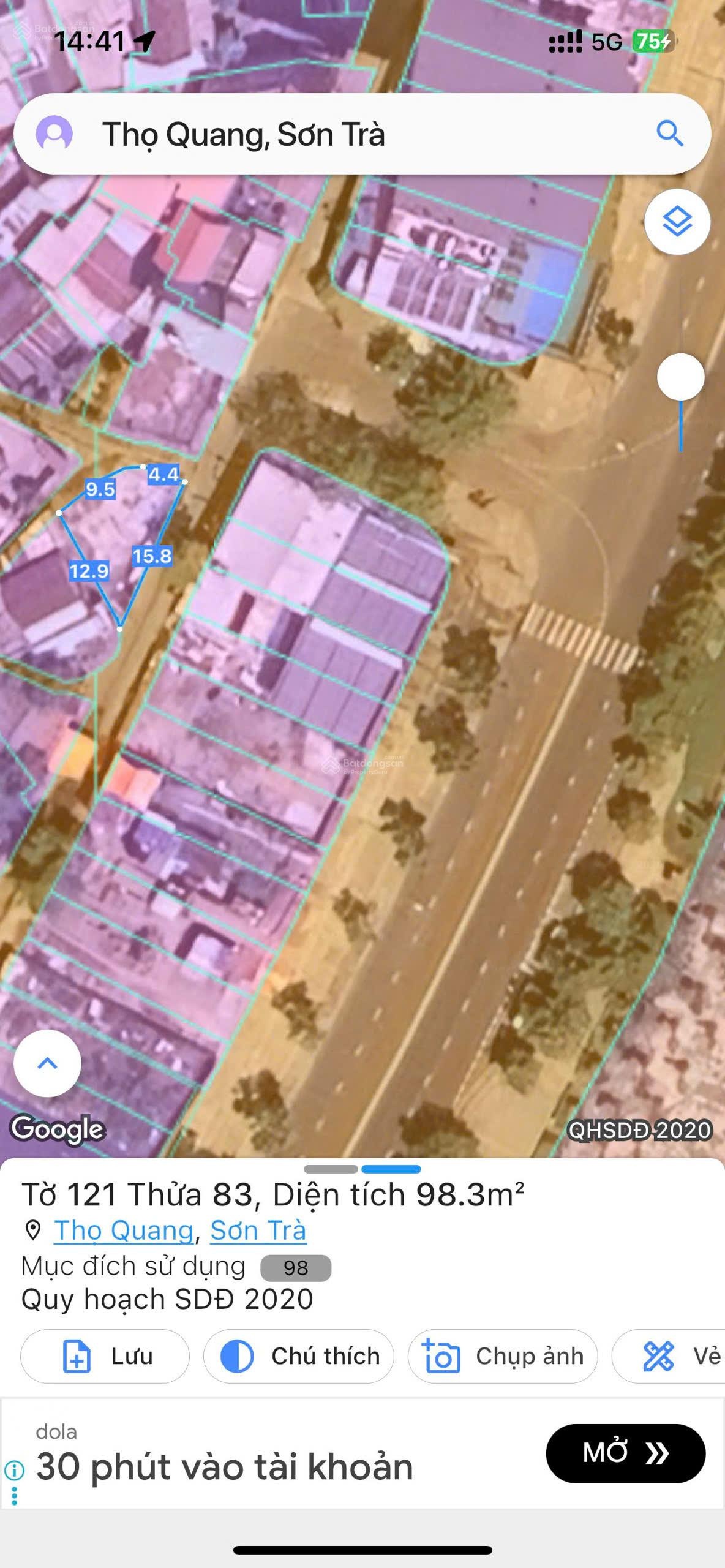 Bán lô đất 3 mặt tiền kiệt ô tô Hoàng Sa ra biển 70m siêu vip tặng giấy phép xây dựng tòa căn hộ