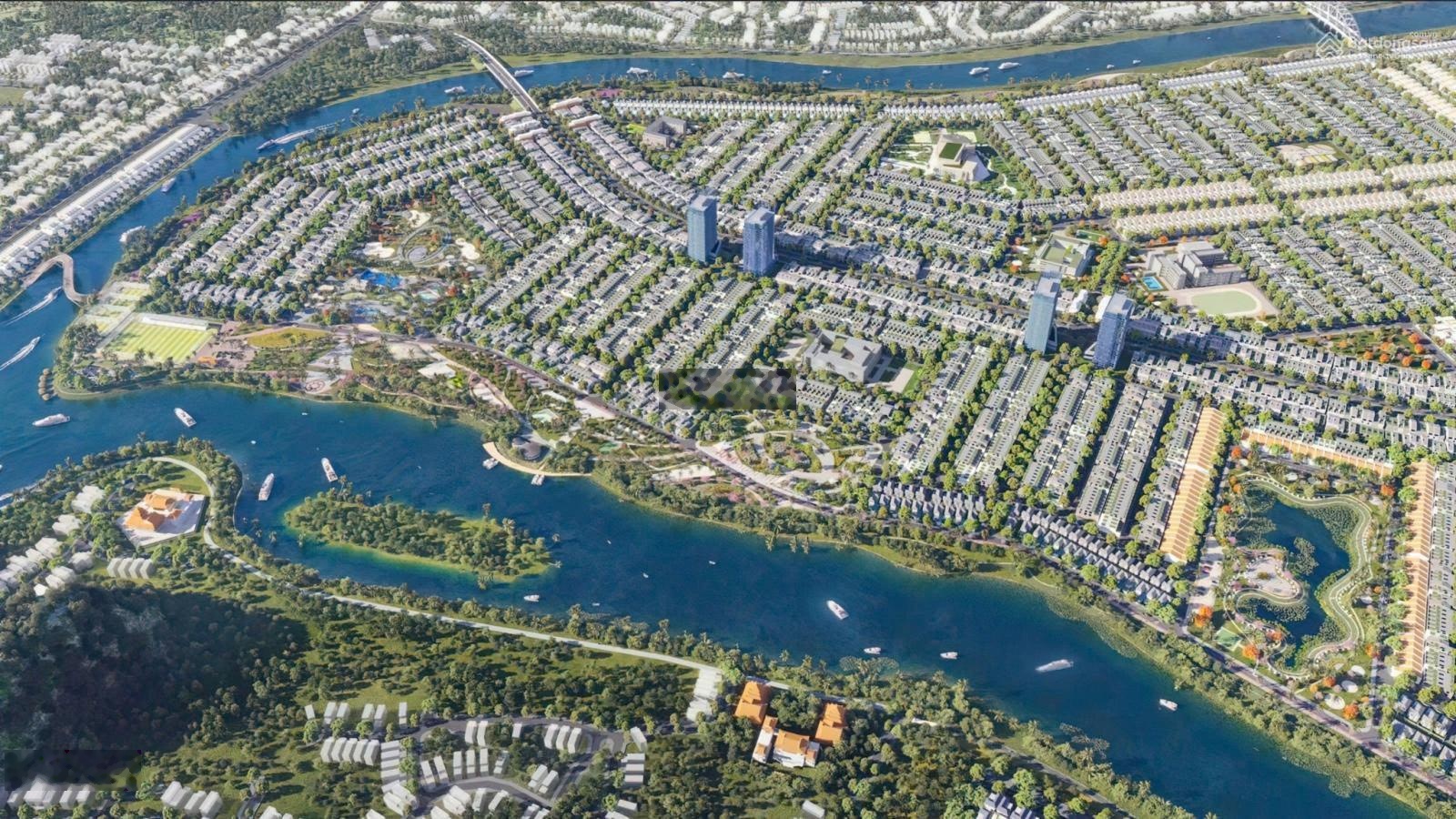 Bán lô góc view công viên hàng hiếm bậc nhất toàn khu - hàng nóng sun group giá tốt chỉ 87 triệu/m²