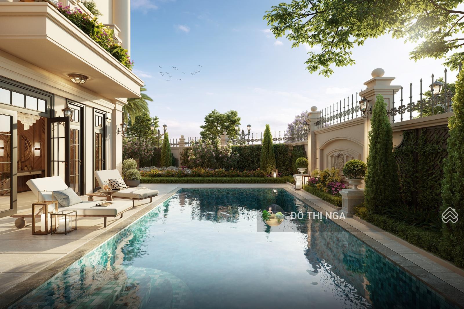 Suất ngoại giao biệt thự long biên golf villas view sân golf,400m2, chỉ hơn 600tr. lh 0962035682