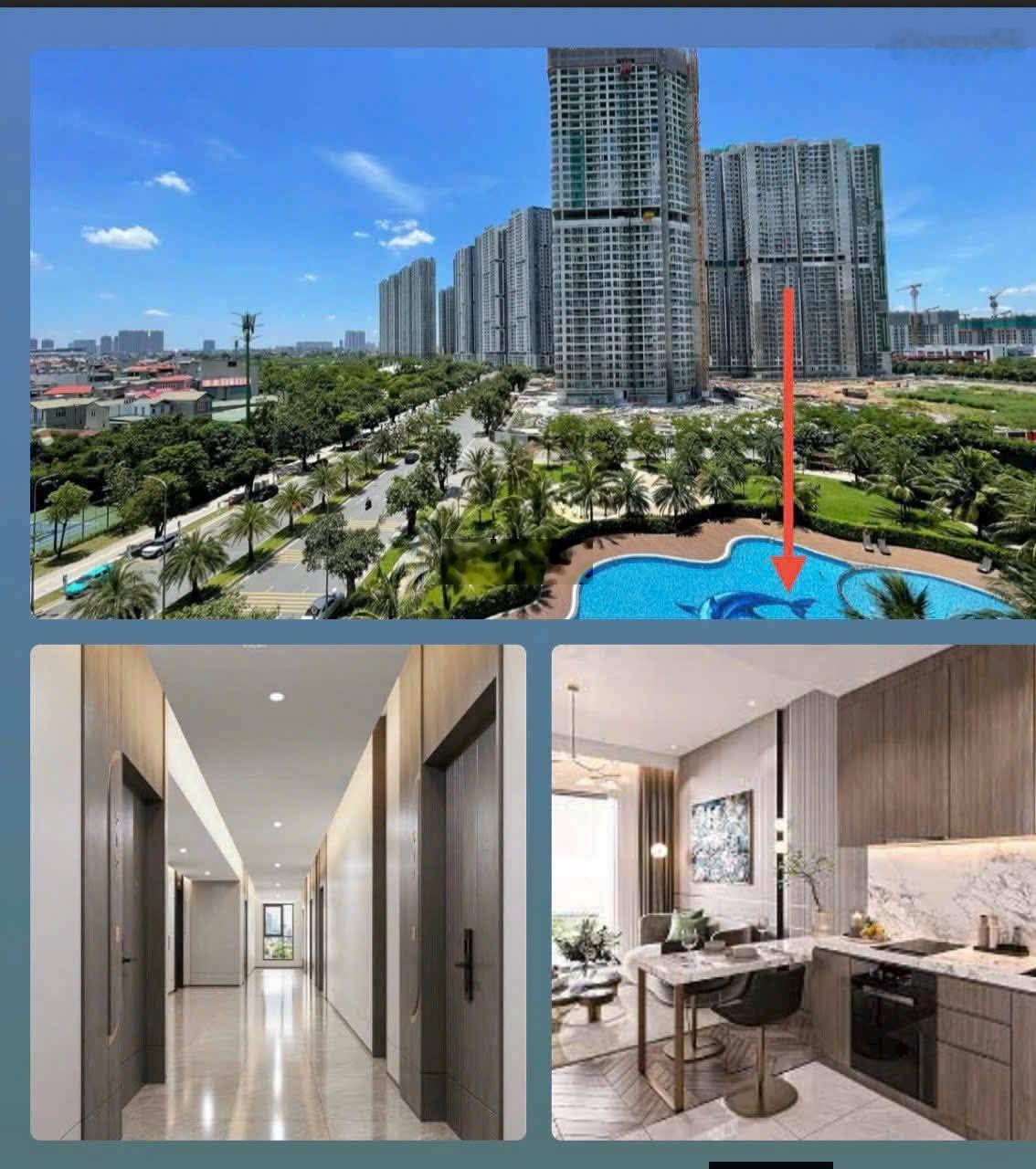 0942161155Cần bán căn 2PN-2WC diện tích 62m2 trục 12 toà A3 Lumiere Evergreen Smart City