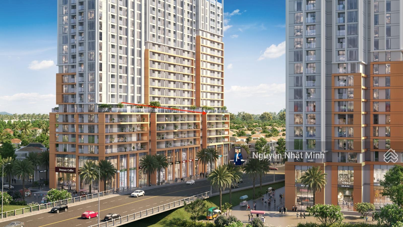 Căn hộ view pháo hoa khu Dowtown, tầng cao, thanh toán 1,2 tỷ đến khi nhận nhà, miễn lãi 30 tháng