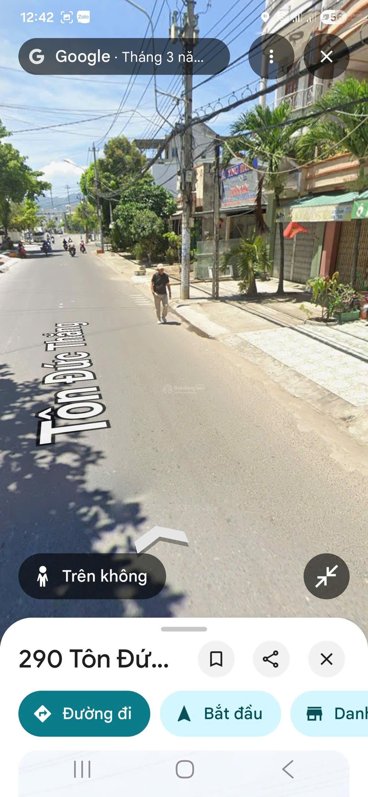 Nhà mặt tiền Tôn Đức Thắng tái định cư Hòn Rớ 1 DT 70m2 ngang 5m