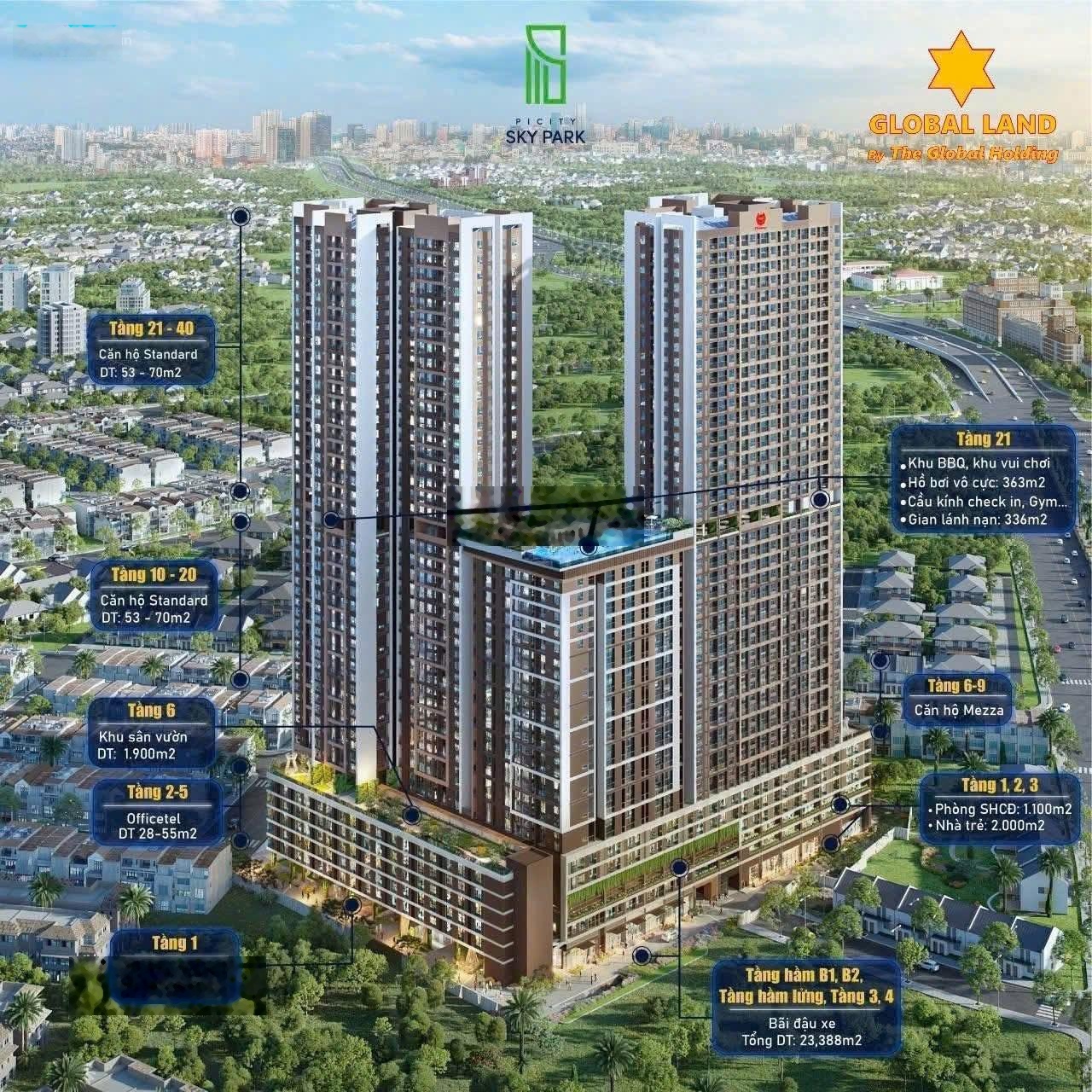 CĂN HỘ NGAY CẦU VƯỢT LINH XUÂN Trần cao 5,3 m tối ưu không gian sinh hoạt