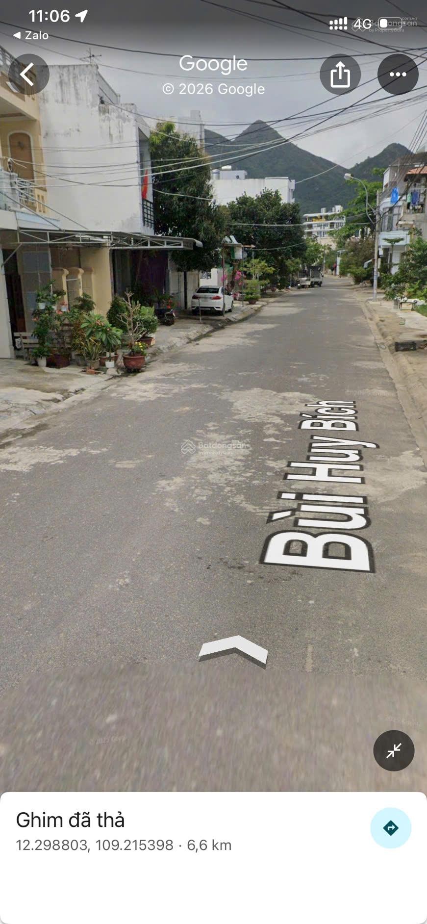 Đất mặt đường Bùi Huy Bích tái định cư Hòn Xện dt 70m2 cách biển 700m