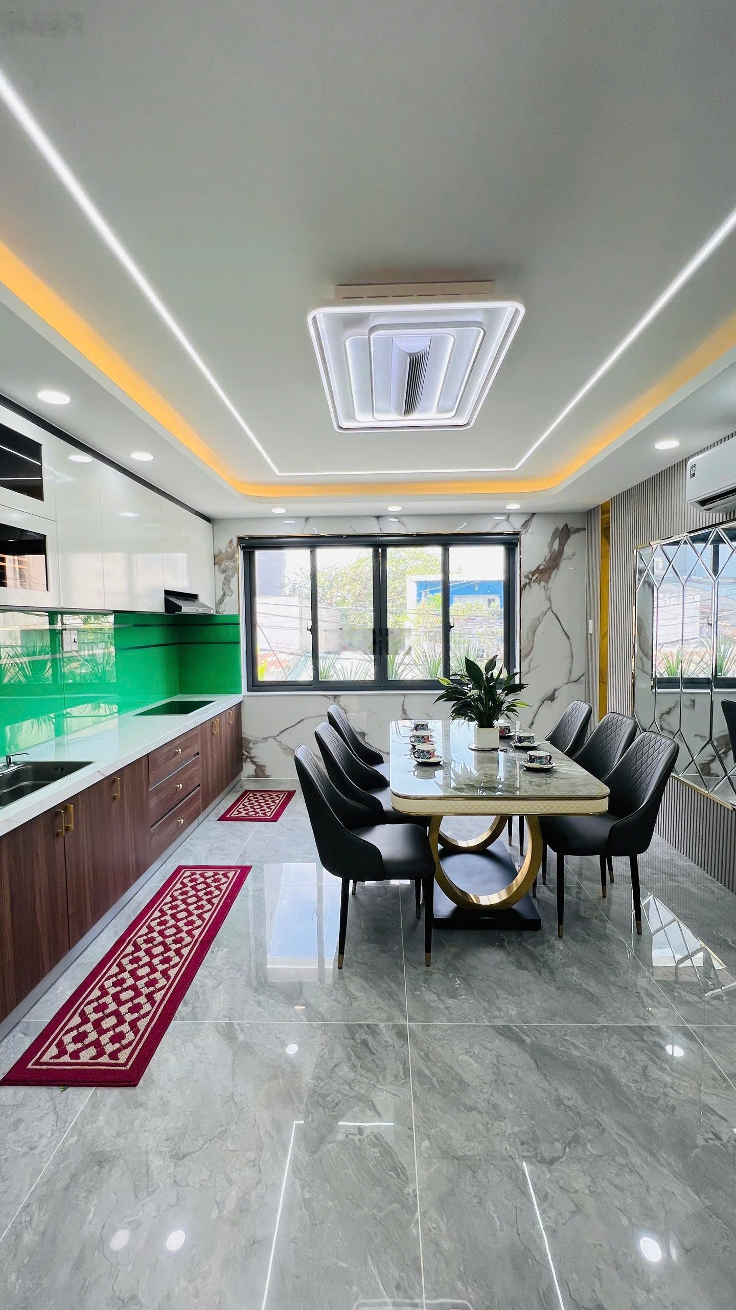 Nhà phố lửng 3 lầu thang máy + thang máy chờ, 88m2, hẻm 6m thông cách mặt tiền lê thị riêng 50m