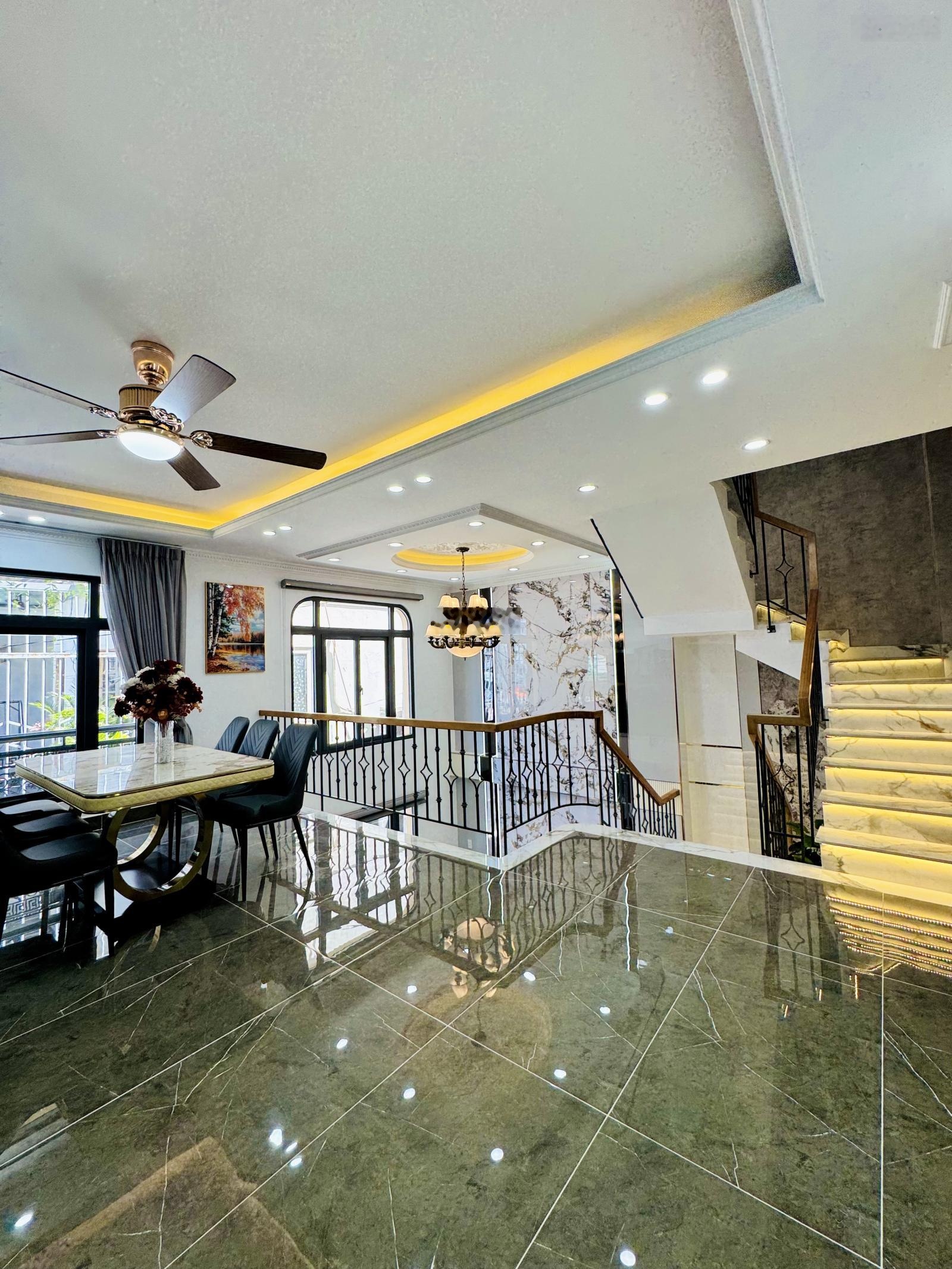 Nhà hẻm xe hơi Quang Trung Gò Vấp 7*8m, 5 tầng 4pn, 5wc 7,3T