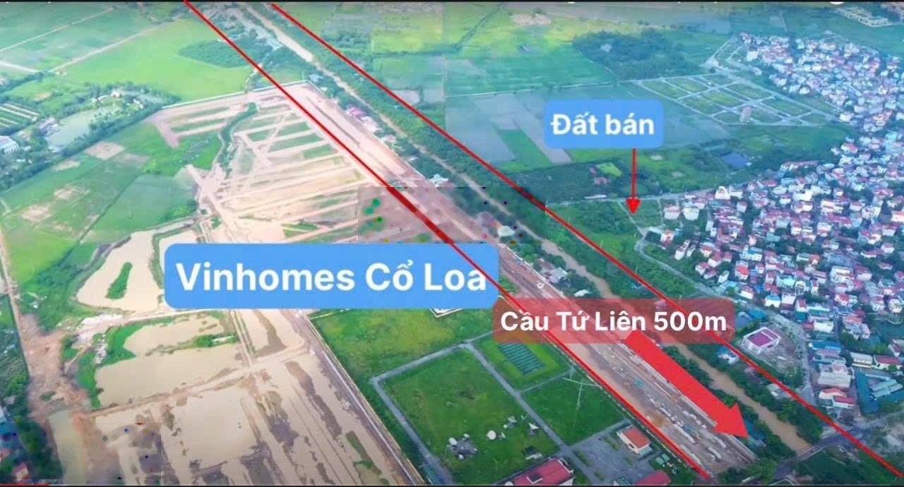 Gia chủ cần bán 80m đất đấu giá Hội Phụ nằm sát trục dẫn 70m lên cầu Tứ Liên