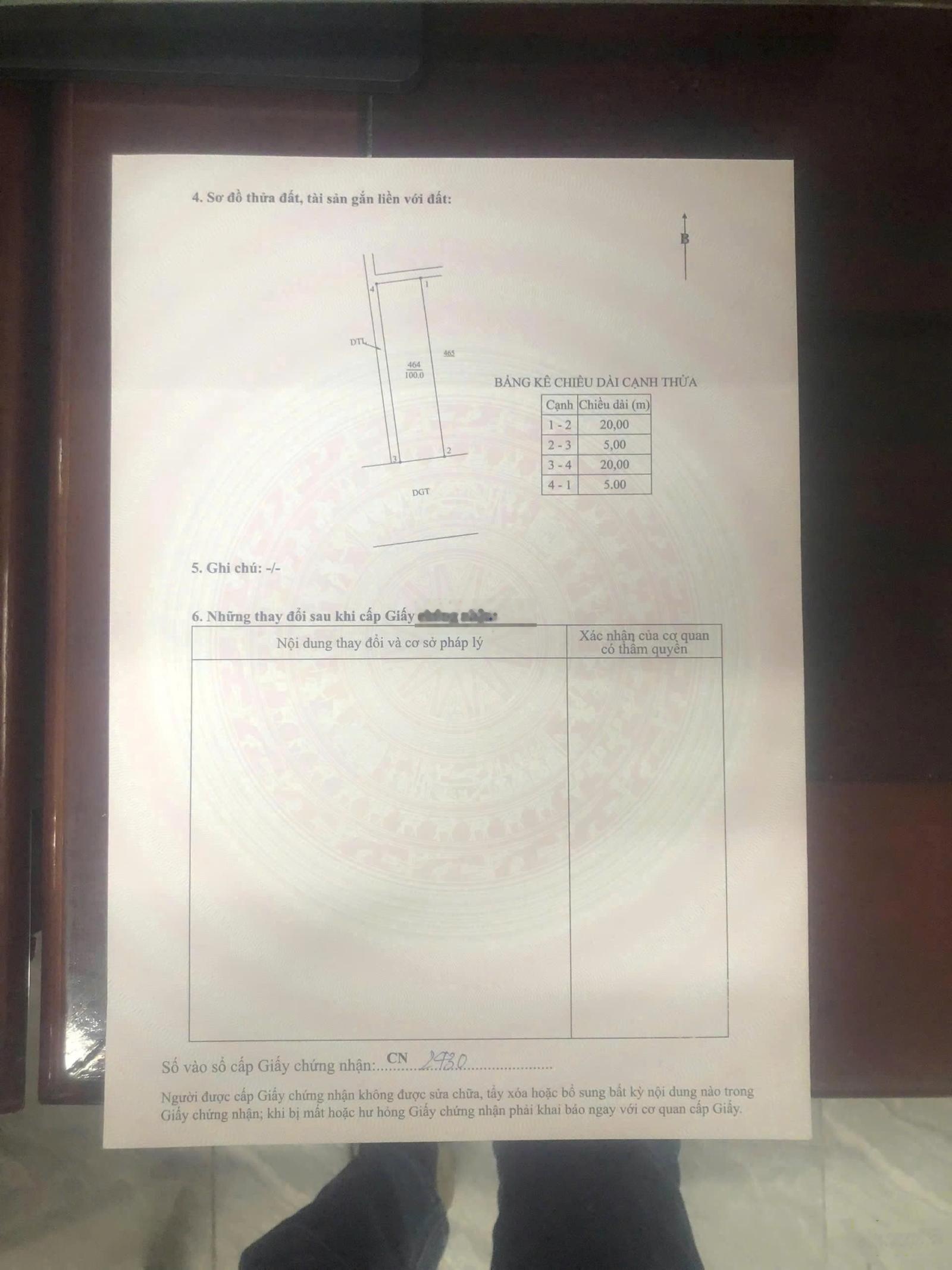 em có lô 17-D3 đất giãn dân thôn đoài xã hòa bình huyện kiến xuống tỉnh thái bình Diện tích :100m2