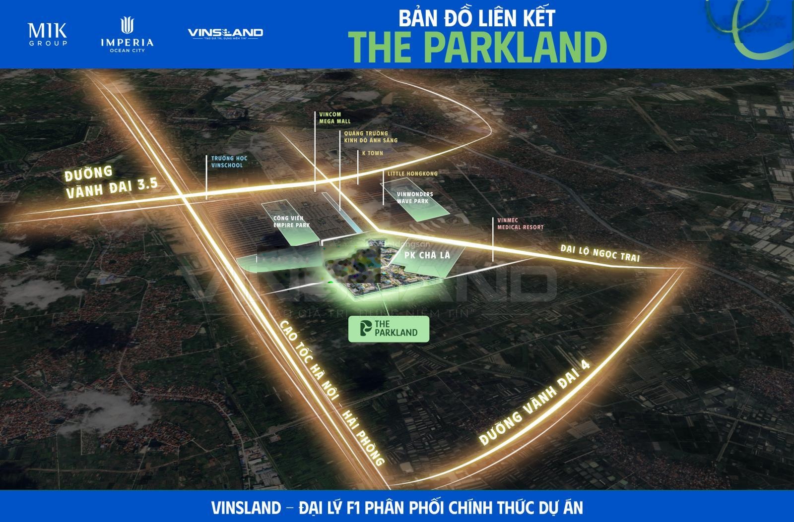 Căn hộ 1PN + rẻ nhất The Parkland Imperia Ocean City. Ký quỹ chỉ từ 350tr. LH 0363697760