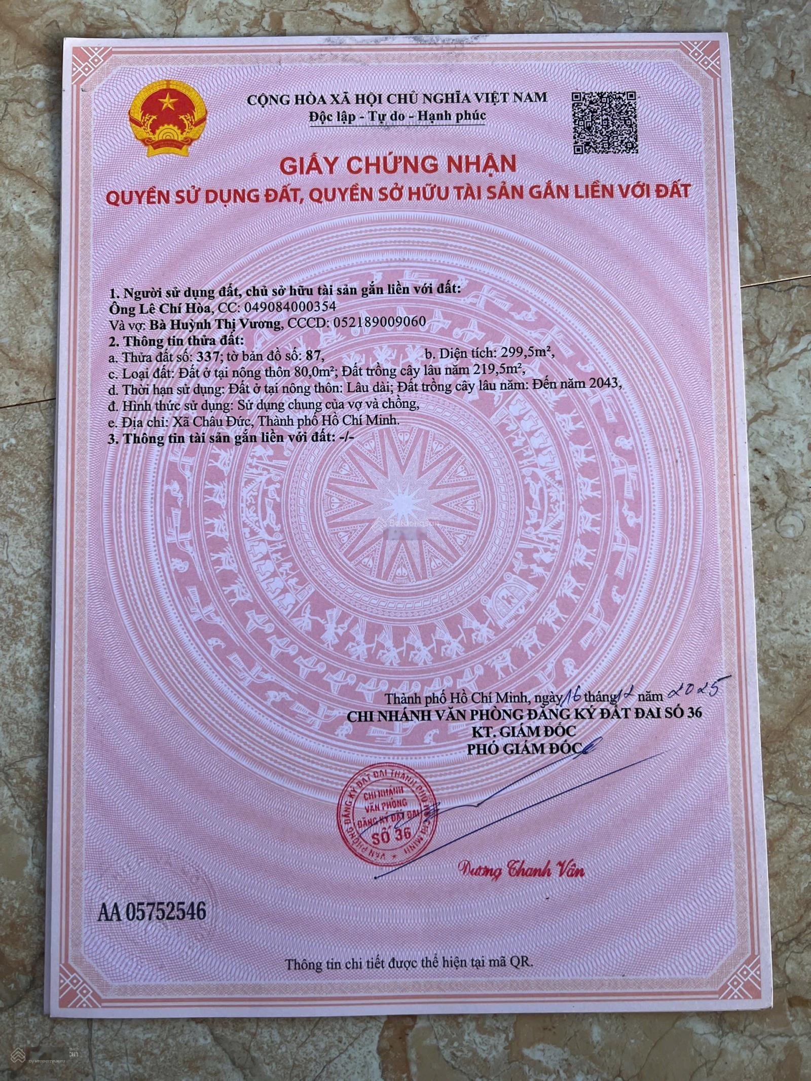 Đường nhựa 250m2 sát Vành đai 4, sát sân bay Long Thành