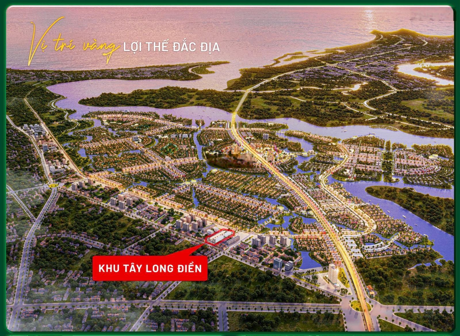 Chỉ 2,5 tỷ đất KDC Tây Long Điền, gần TP.HCM sổ riêng | CK 15%