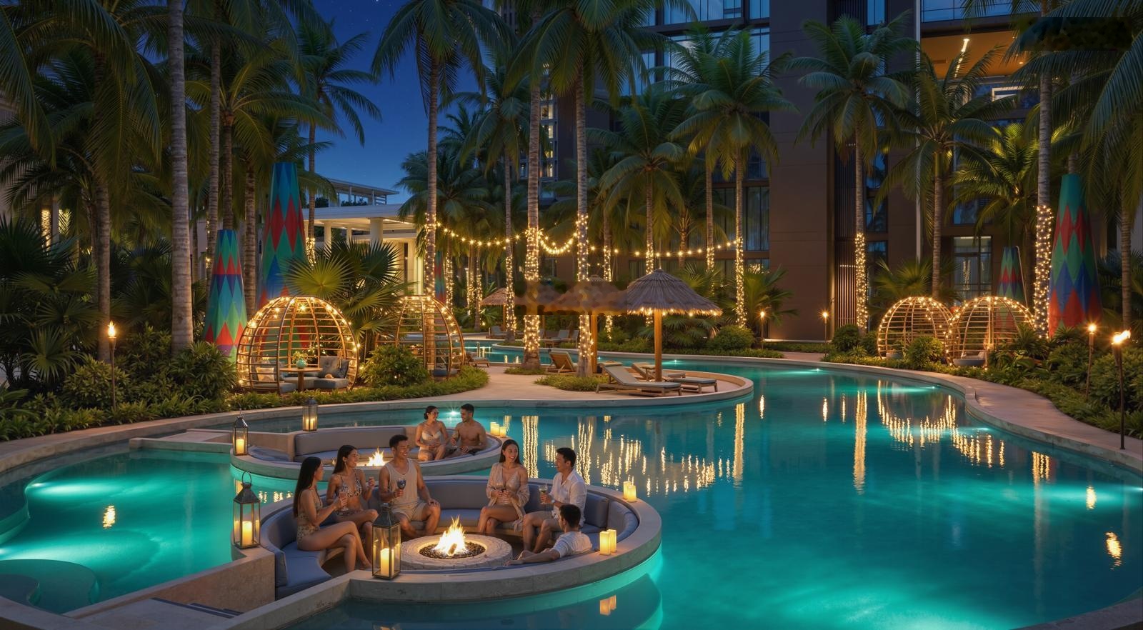 BÁN CĂN 2 NGỦ GÓC khoáng nóng ONSEN tòa Alumi 3 HƯỚNG ĐÔNG & NAM, view nội khu xanh mát