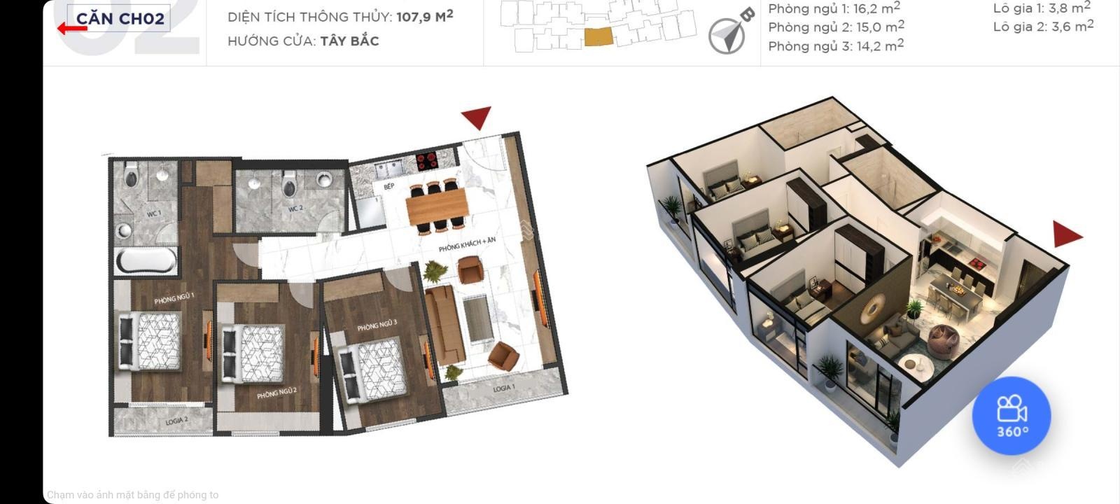 Bán chung cư 3 ngủ view sân golf ciputra rại dự án sunshine city hà nội