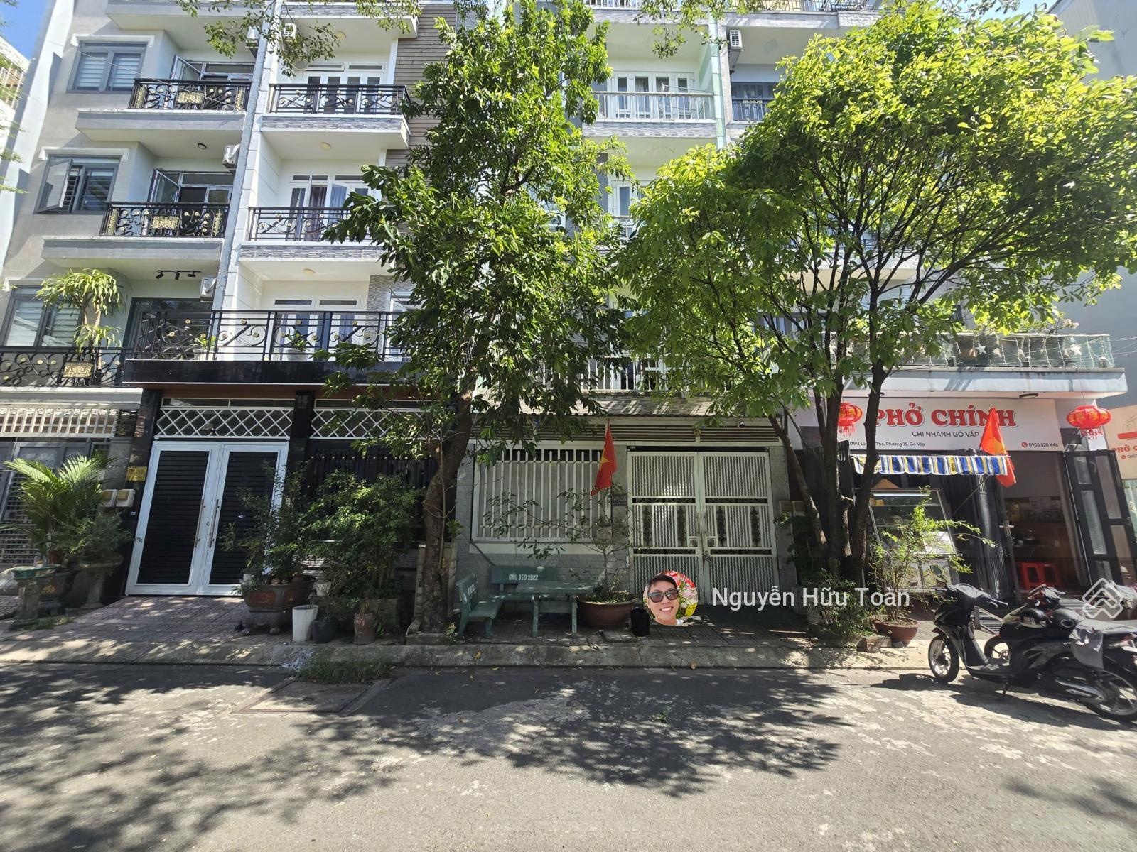 8,4T - 4 Tầng ST 5,7x11m đường 8m thông Nguyễn Oanh. Gần công viên.