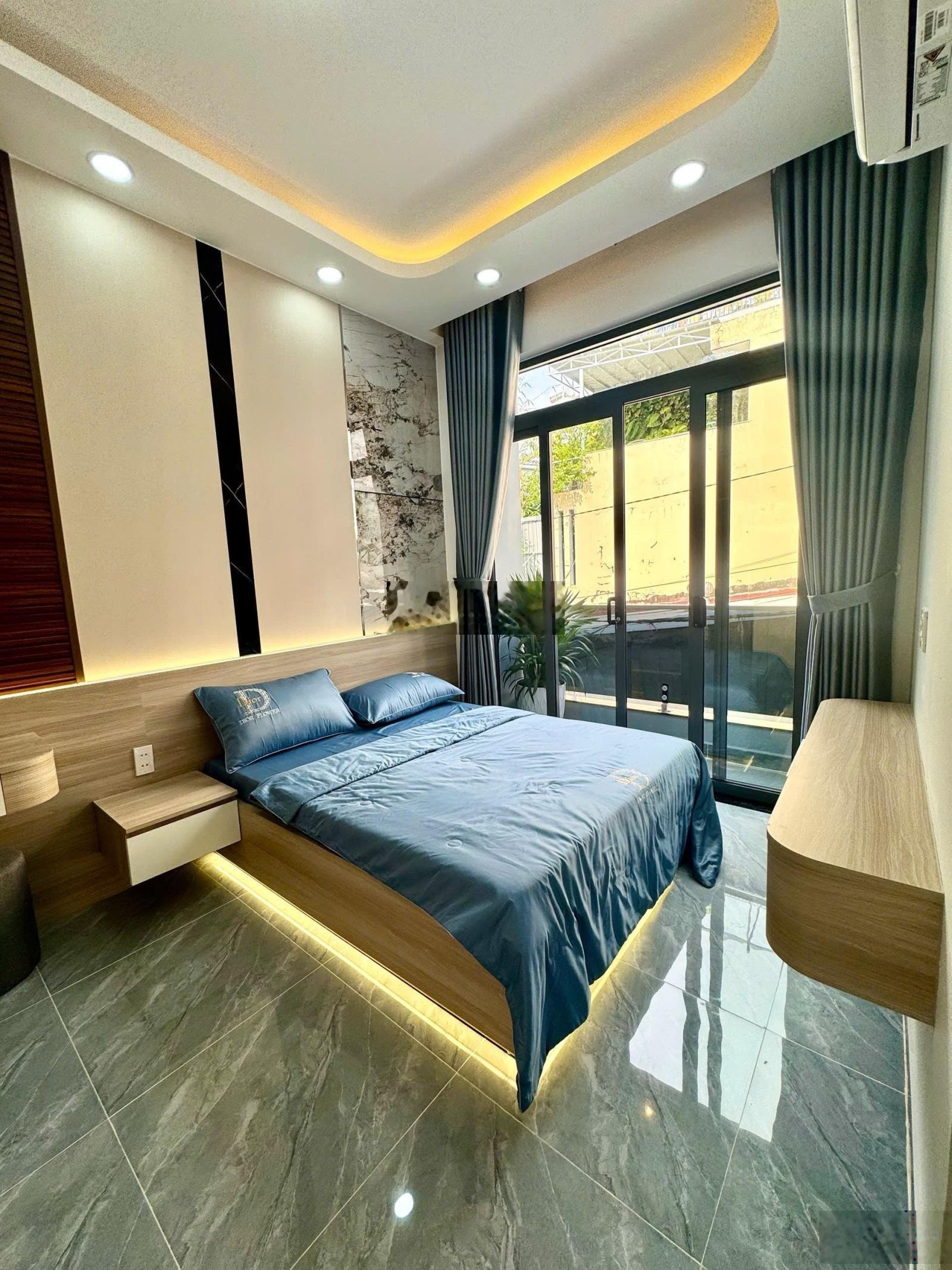 Bán nhà 4 tầng sát mặt tiền Phạm Văn Đồng, Gò Vấp, 60M ,nhà mới ở ngay, sổ vuông đẹp, 9.x tỷ TL