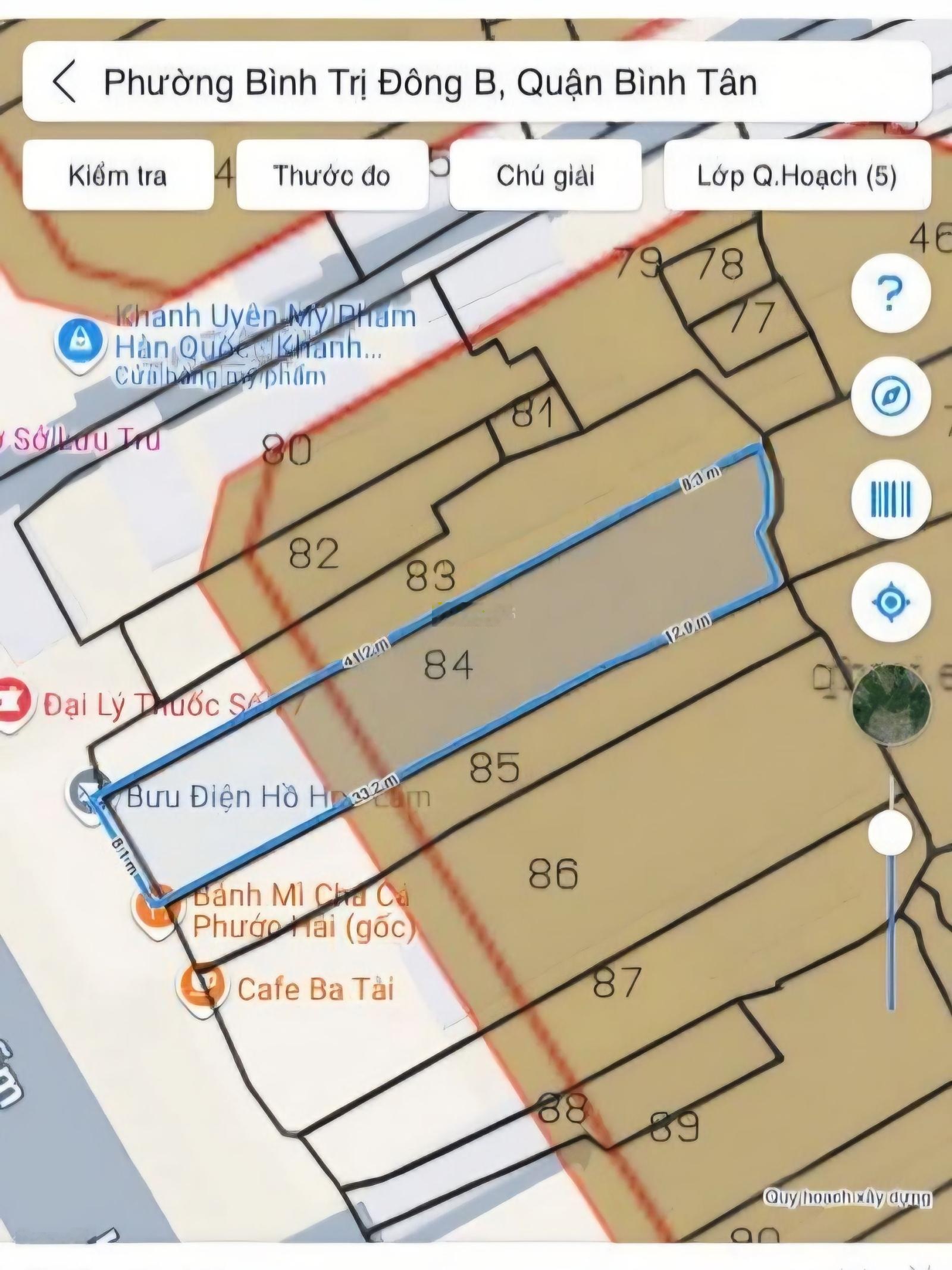 Bán đất mặt tiền Hồ Học Lãm, ngay Bic C An Lạc, ngang lớn 8.6m, xây dựng 7 tầng, giá tốt.