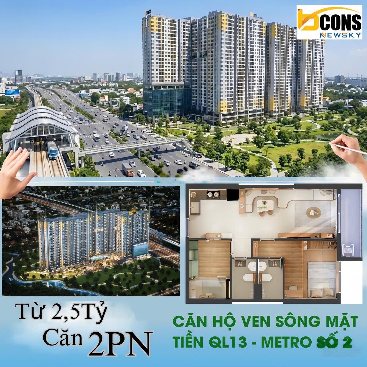 Mua trực tiếp từ CĐT Bcons-quỹ căn đẹp giá tốt cực hiếm-Tặng ngay Tivi 55inch và 1 chỉ vàng 9999