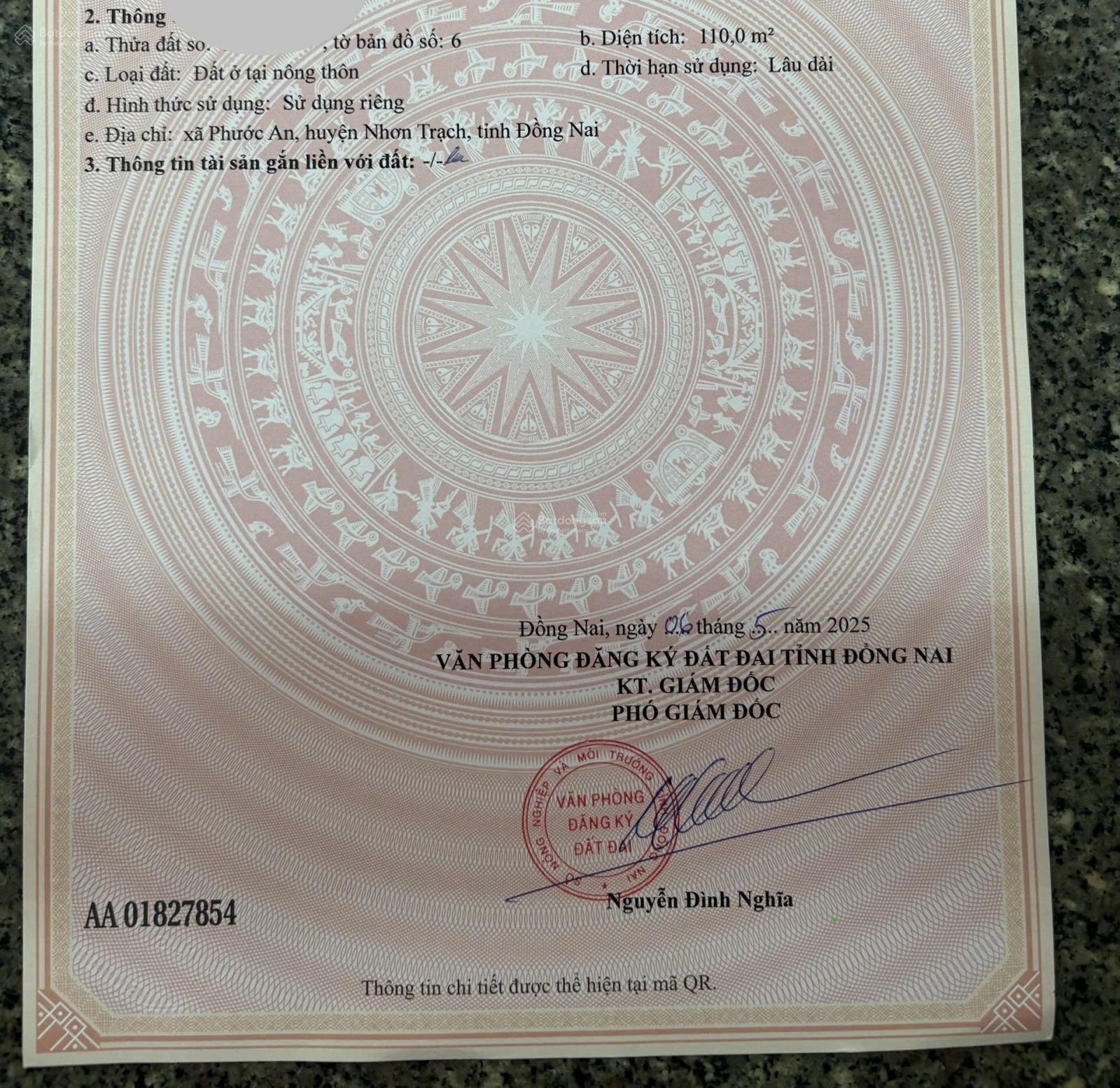 Dự án Ecosun đất nền có sẵn sổ hồng riêng diện tích 110m2 ngang 5 mét đường nhựa 14mét cần bán