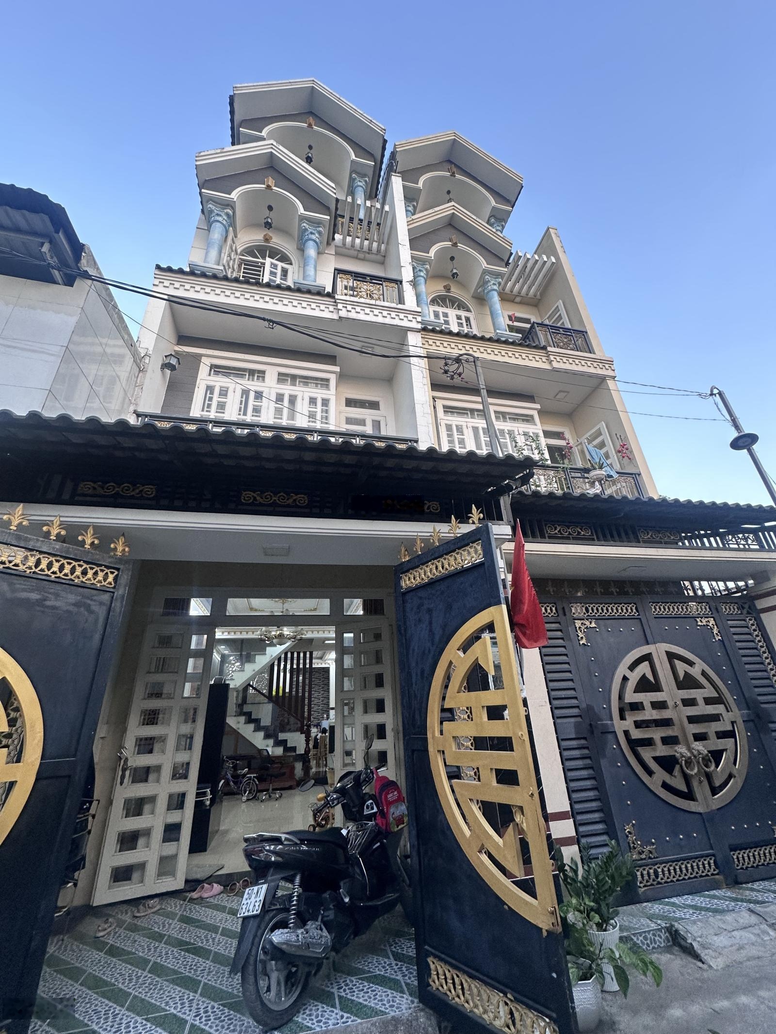 Bán nhà 4 tầng 1/ khu dân cư vĩnh lộc - liên khu 4/5, dt 63m2 nở hậu tài lộc, hẻm oto 6m, chỉ 5,9 t