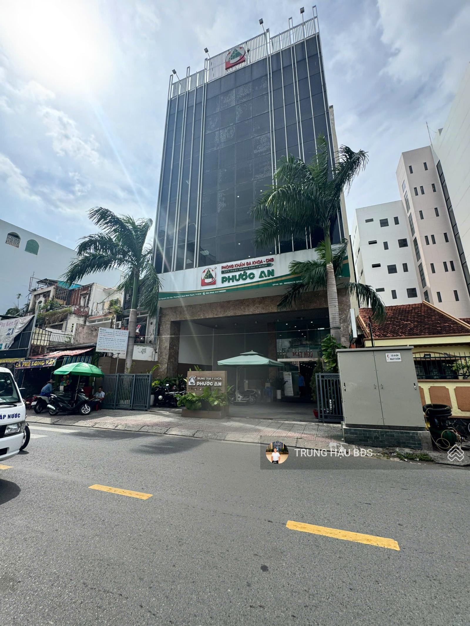 Bán toà nhà MT Nguyễn Văn Đậu Q. BT - DT 12 x 35m - hầm - 8 tầng - HĐT 390 triệu - giá 100 tỷ