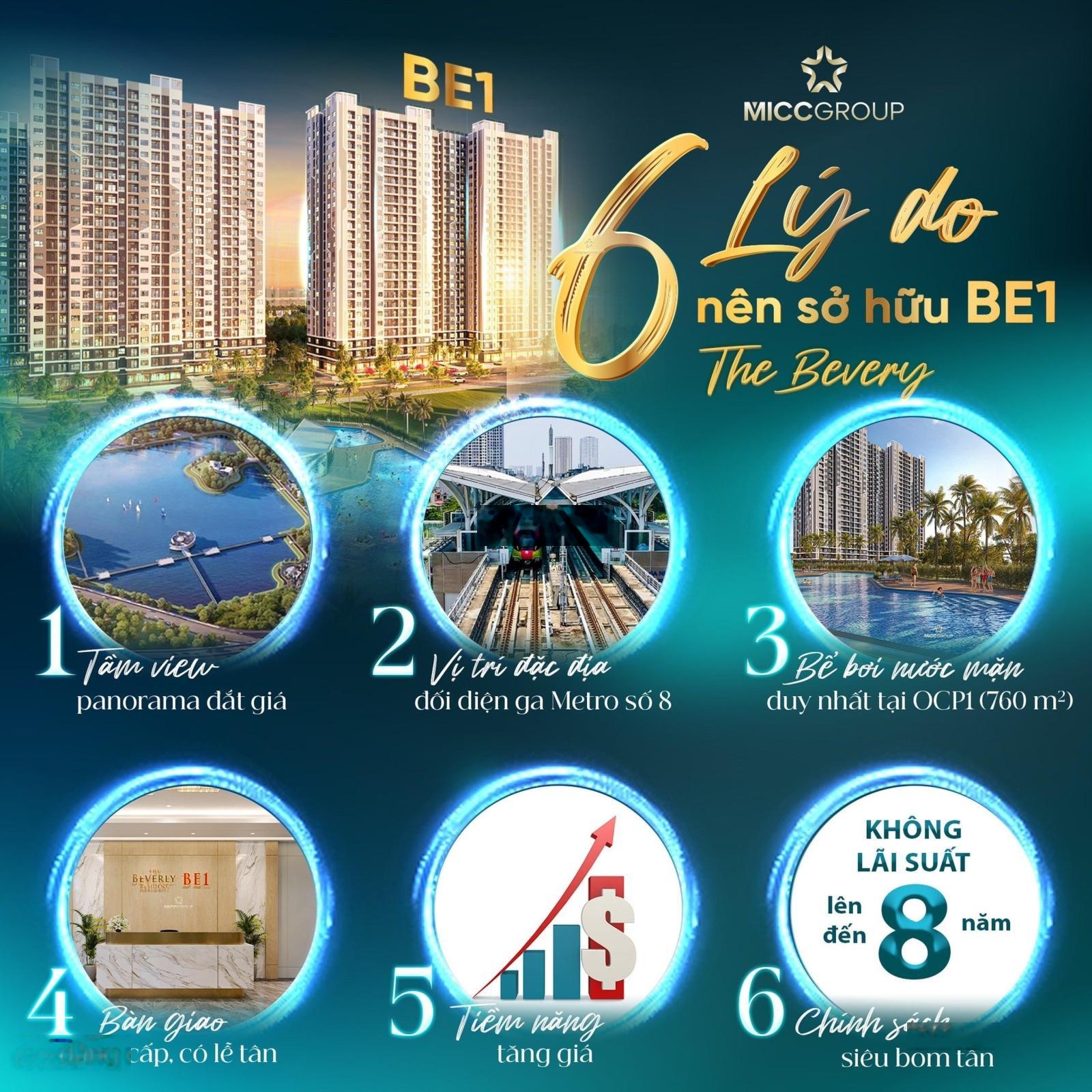 Giá Siêu Tốt căn 2PN2WC 54m2 GIÁ 3,8 TỶ CĂN ĐẸP, HƯỚNG ĐB - phân khu cao cấp BEVERLY