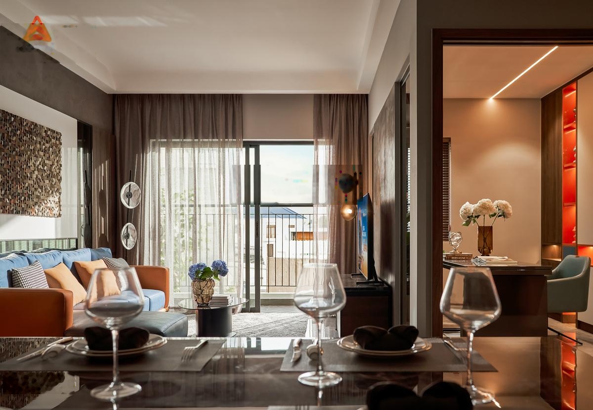 Căn hộ 2PN+2WC, diện tích 67m2, nội thất Châu Âu, tặng hệ thống SmartHome 80 triệu, giá chỉ 37tr/m2