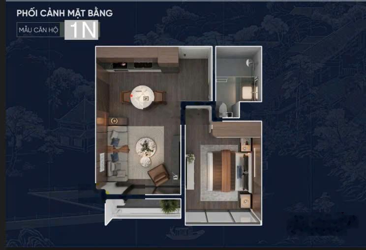 Bán suất ngoại giao sunshine legen căn 1pn tầng 17 diện tích 40,7m2 giá tốt