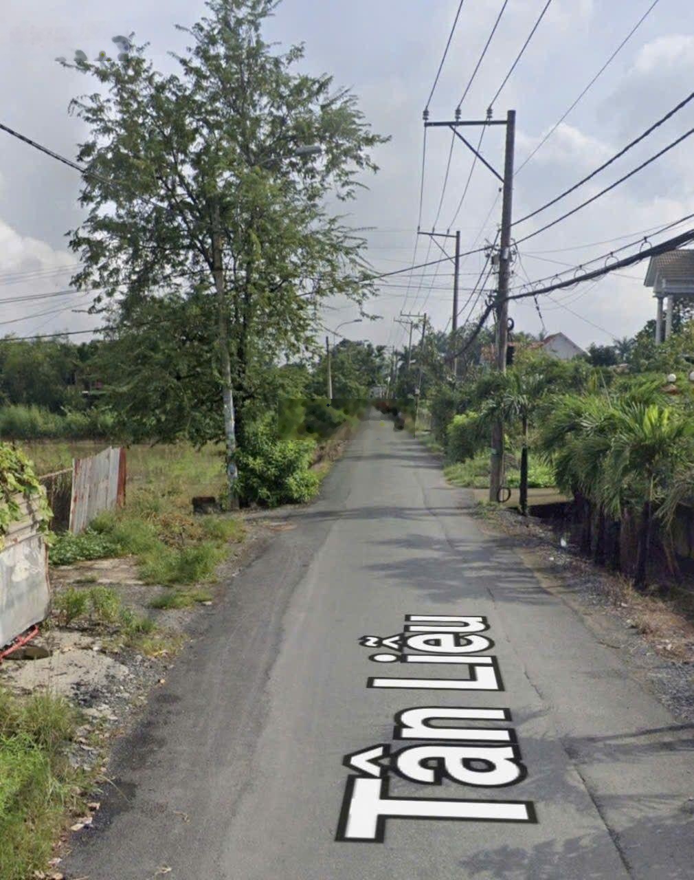 Bán nền đất 365m giá giẻ thổ cư mặt tiền Tân Liễu Hưng Long