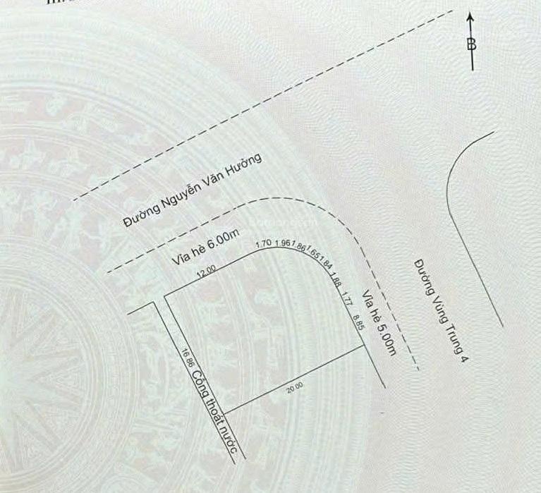 Bán lô đất 2 mặt tiền Đường NGUYỄN VĂN HƯỞNG và VÙNG TRUNG 4, vị trí thuận tiện kinh doanh