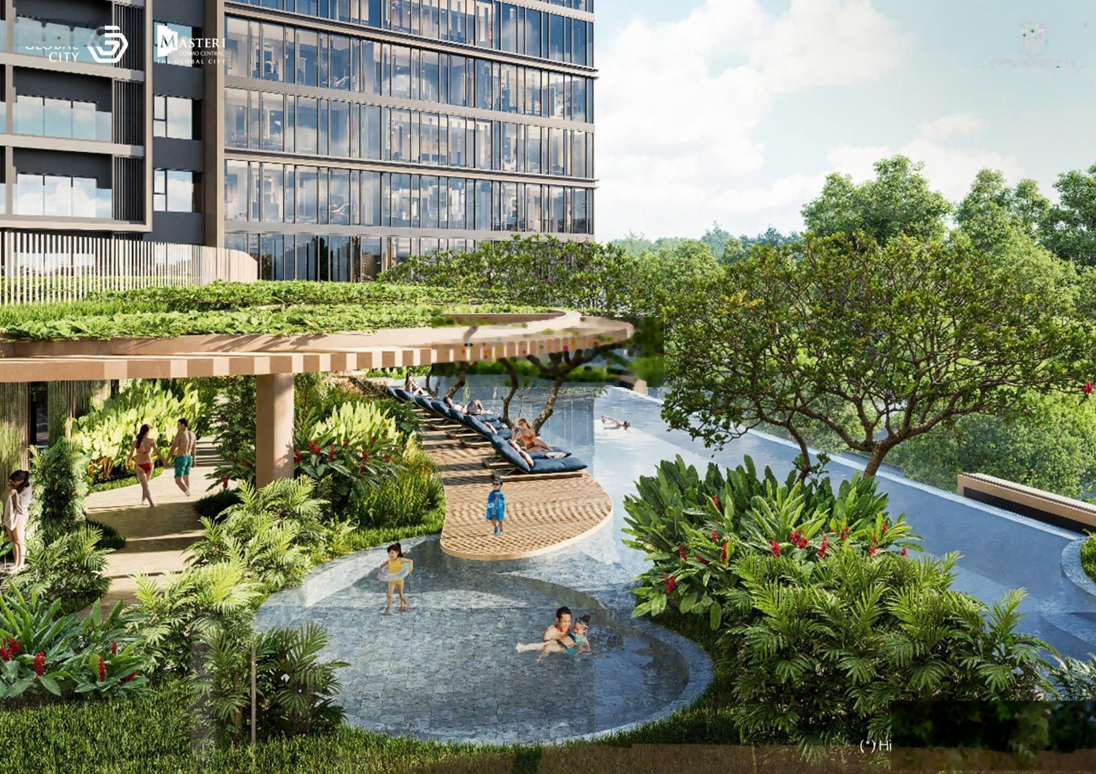 Duy nhất căn view nhạc nước Masteri Cosmo Central từ 6,1 tỷ, 47,3m2, 1PN tại Global City An Phú, Q2