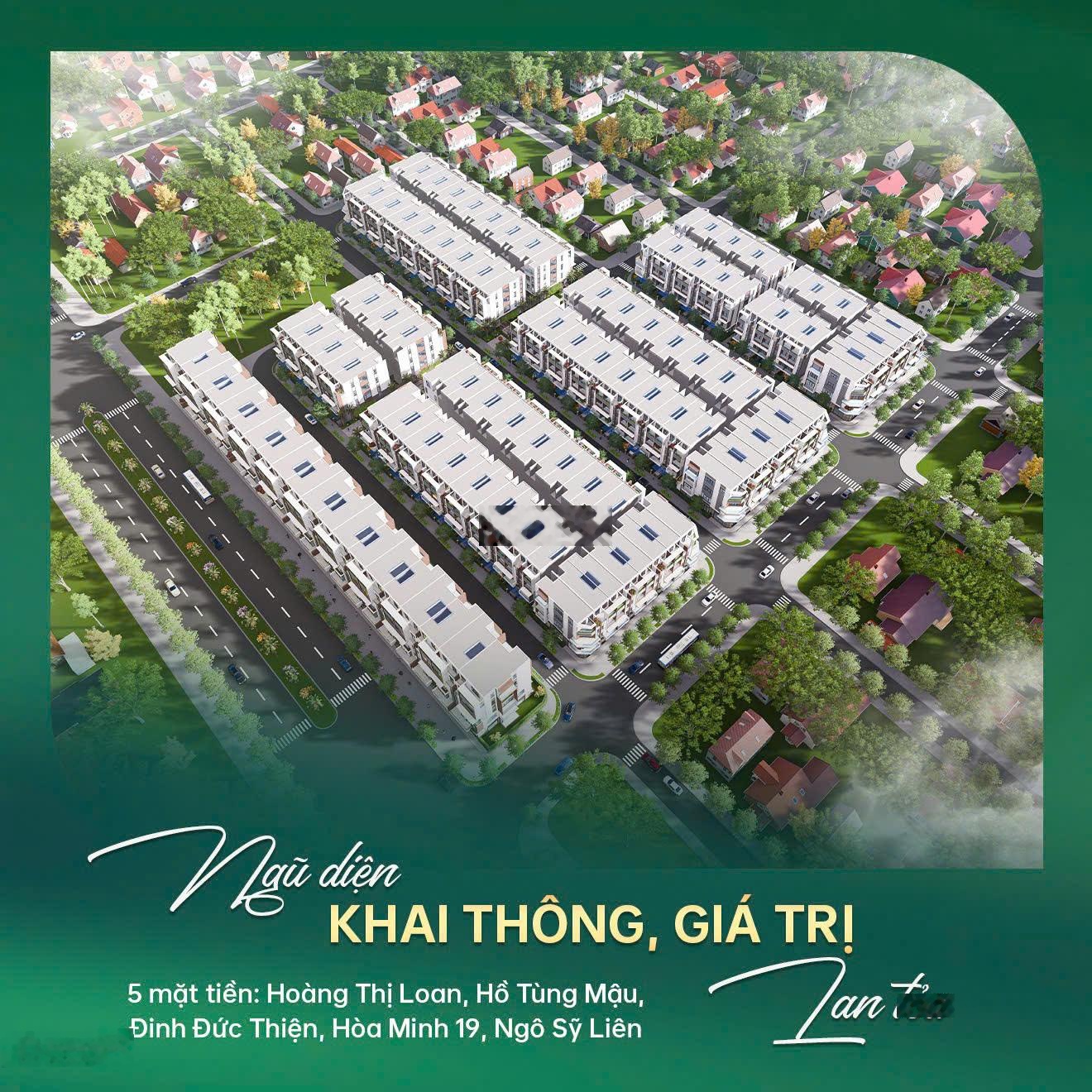 Chỉ với 1 tỷ sở hữu ngay nhà phố liền kề - Futa Kim Phát Hoàng Thị Loan, Đà Nẵng